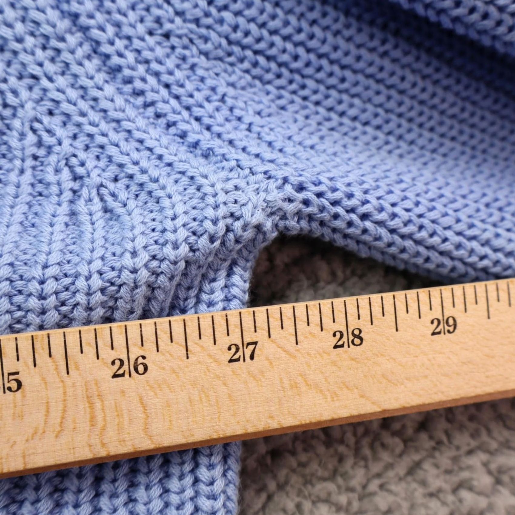 Gap VINTAGE: No Gap Sweater Womens XX-Large Blue 100% Cotton Crew Neck Pullover Knitted Knit Regular Long Sleeve NWT Size XXL / US 16-18 / IT 52-54 - 5 Thumbnail
