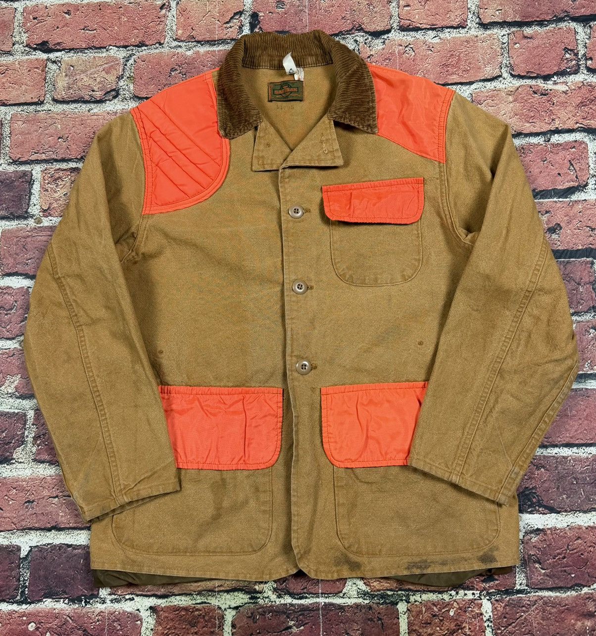 SafTbak Vintage SafTBak Hunting Jacket Brown Orange Canvas Game Size US L / EU 52-54 / 3 - 1 Thumbnail