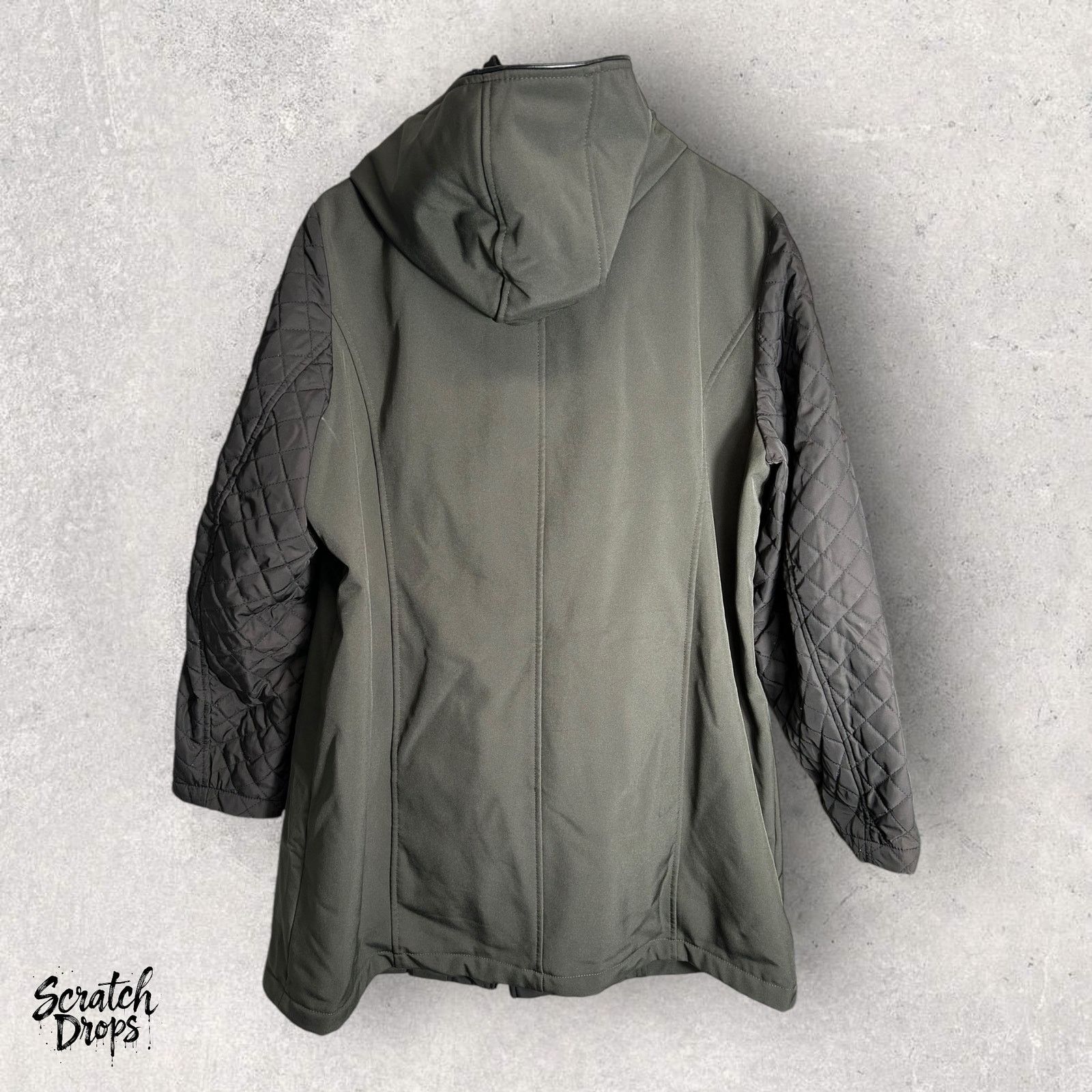 Michael Kors Michael Kors Women's Green Quilted Jacket S IX (24.5 x 35) Size 4XL / US 24-26 - 4 Thumbnail