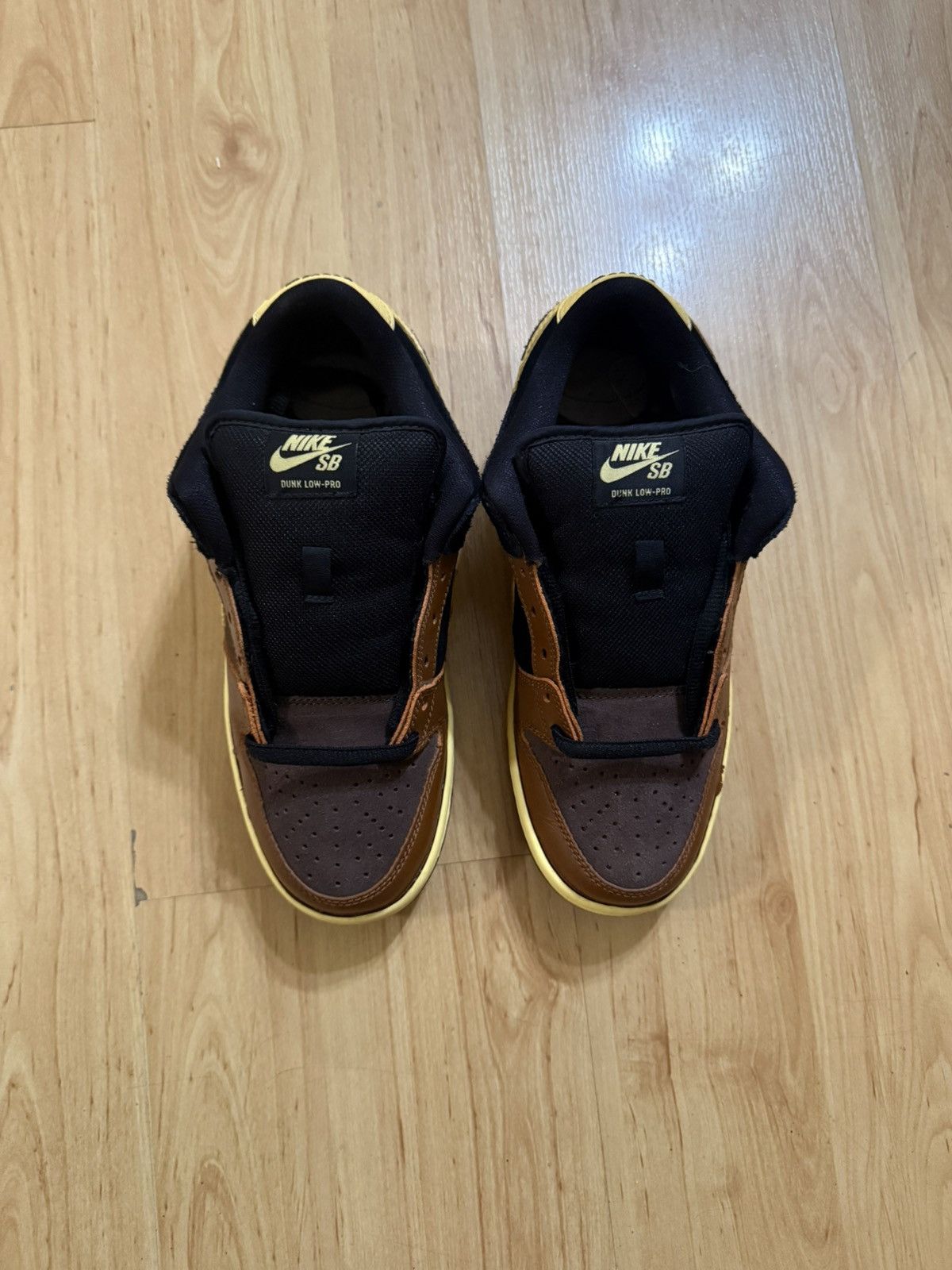 Nike SB 2012 Nike Dunk SB Low Premium OG Black/Tan “Guinness” Size US 7 / EU 40 - 3 Thumbnail
