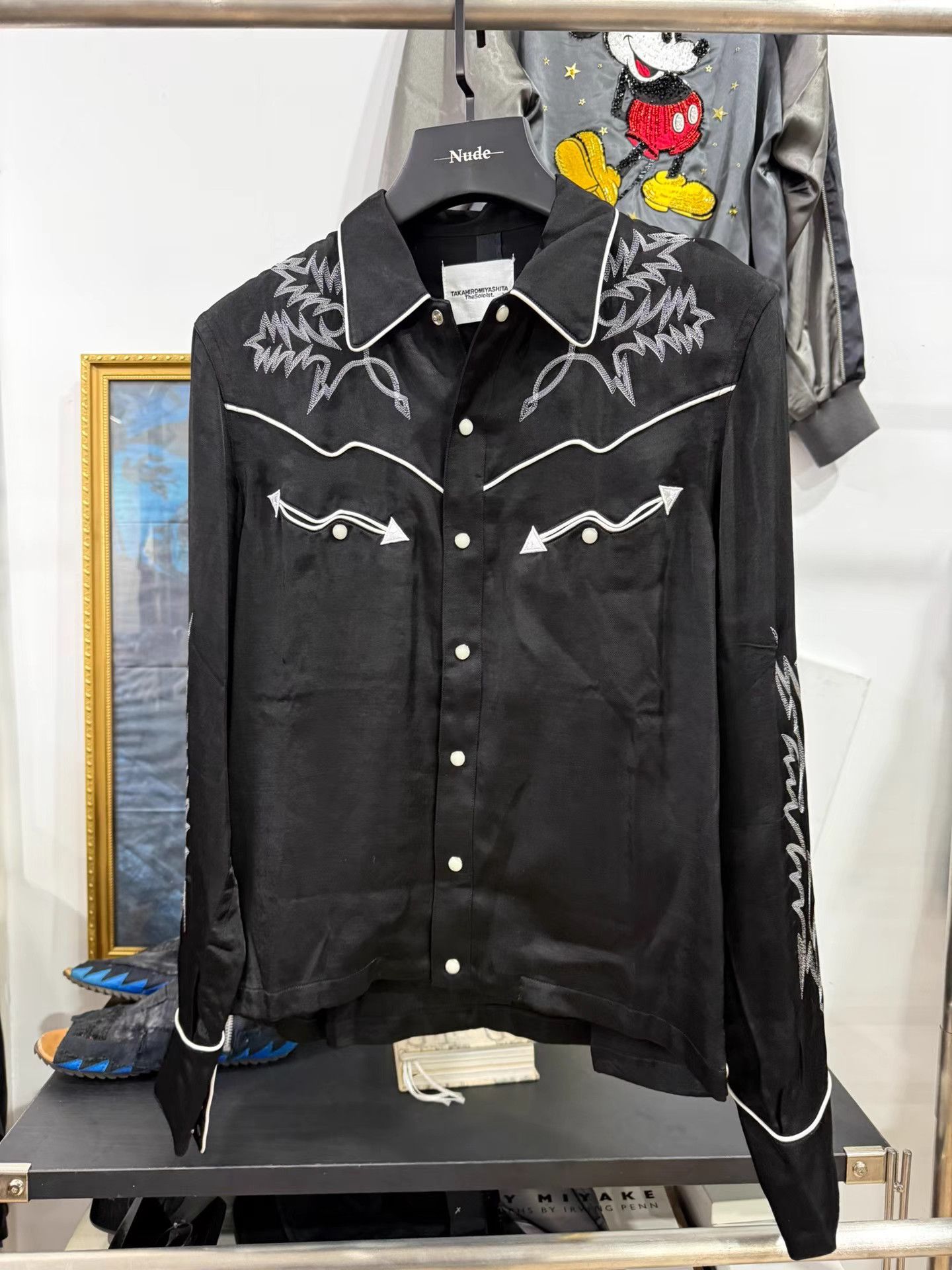 Takahiromiyashita The Soloist. The Soloist 18SS Western Shirt Jewel Buttons K20 Size US S / EU 44-46 / 1 - 1 Thumbnail