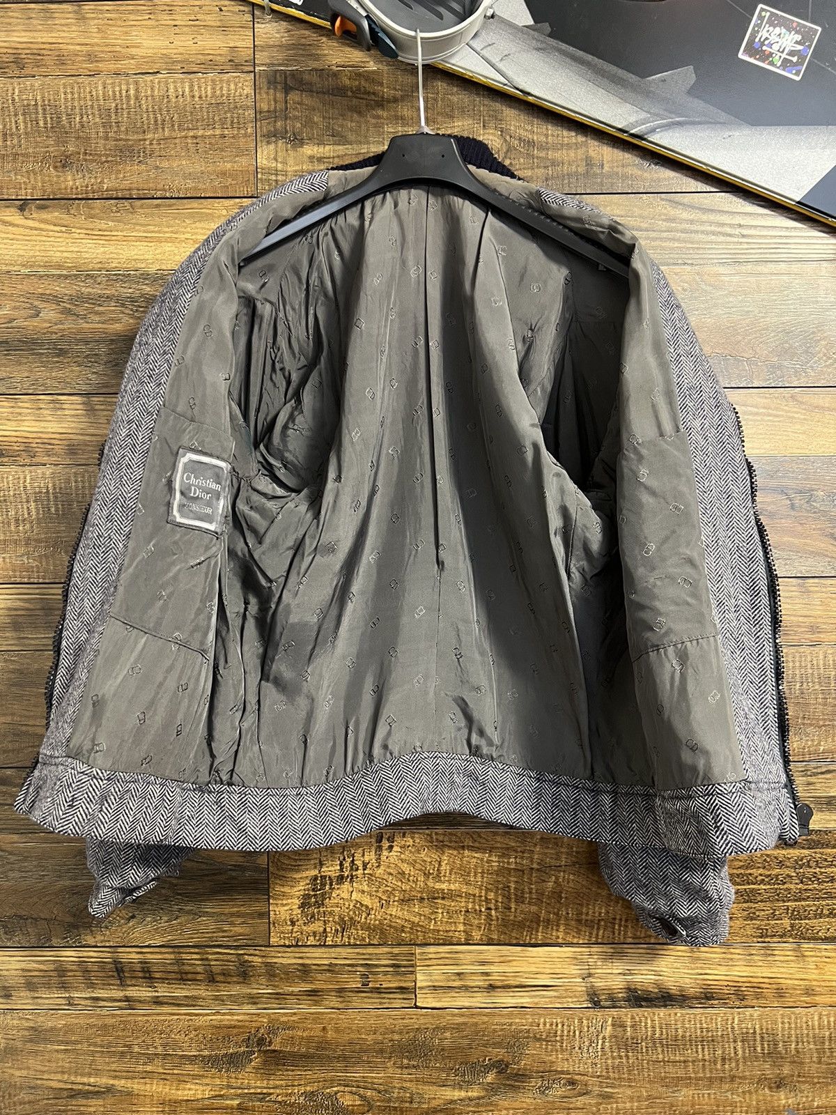 Dior CHRISTIAN DIOR MONSIEUR Wool Bomber Jacket Size US M / EU 48-50 / 2 - 13 Thumbnail