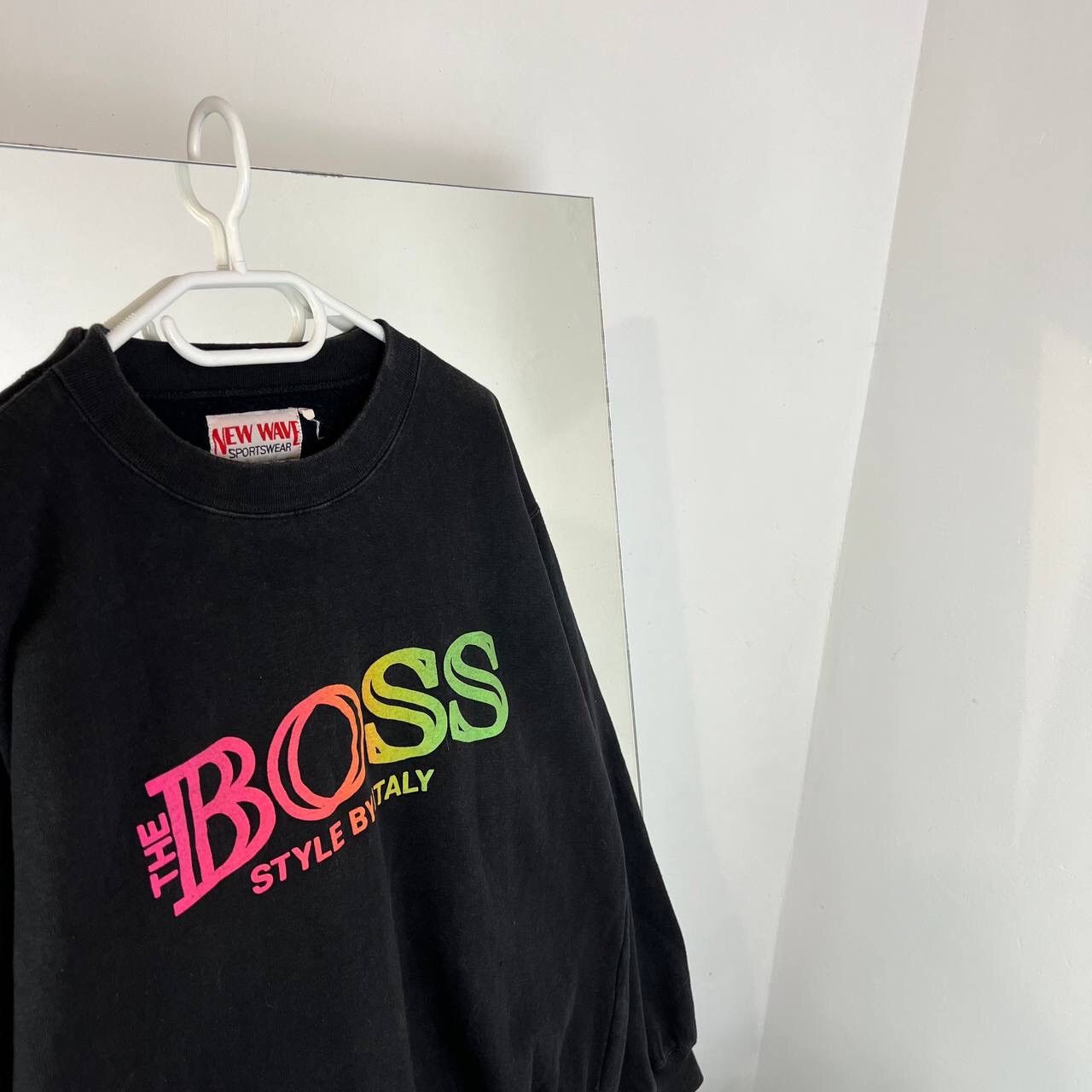Hugo Boss Crazy The Boss New Wave Boxy Fit Sweatshirt Y2K Skate Baggy Size US M / EU 48-50 / 2 - 2 Thumbnail