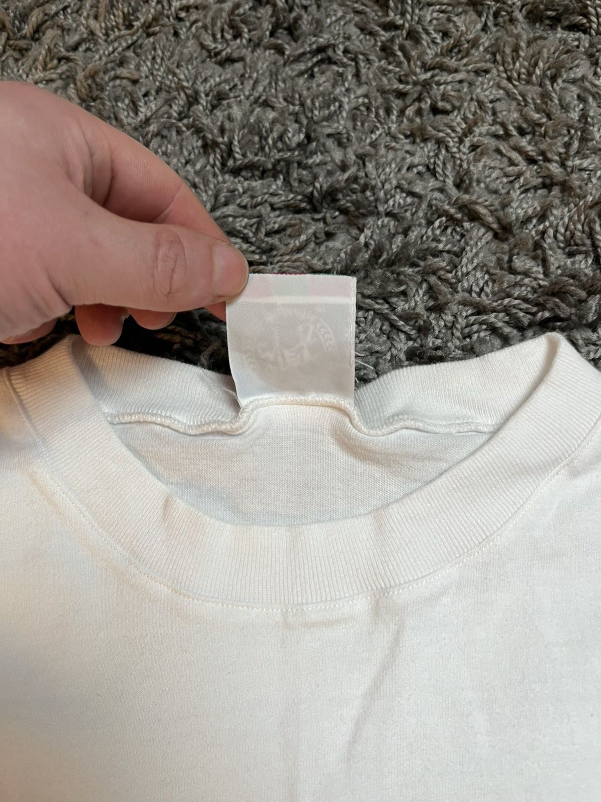Vintage 90s Rare "Golden Triangle" Anti-Drug Graphic Tee White Size US L / EU 52-54 / 3 - 5 Thumbnail