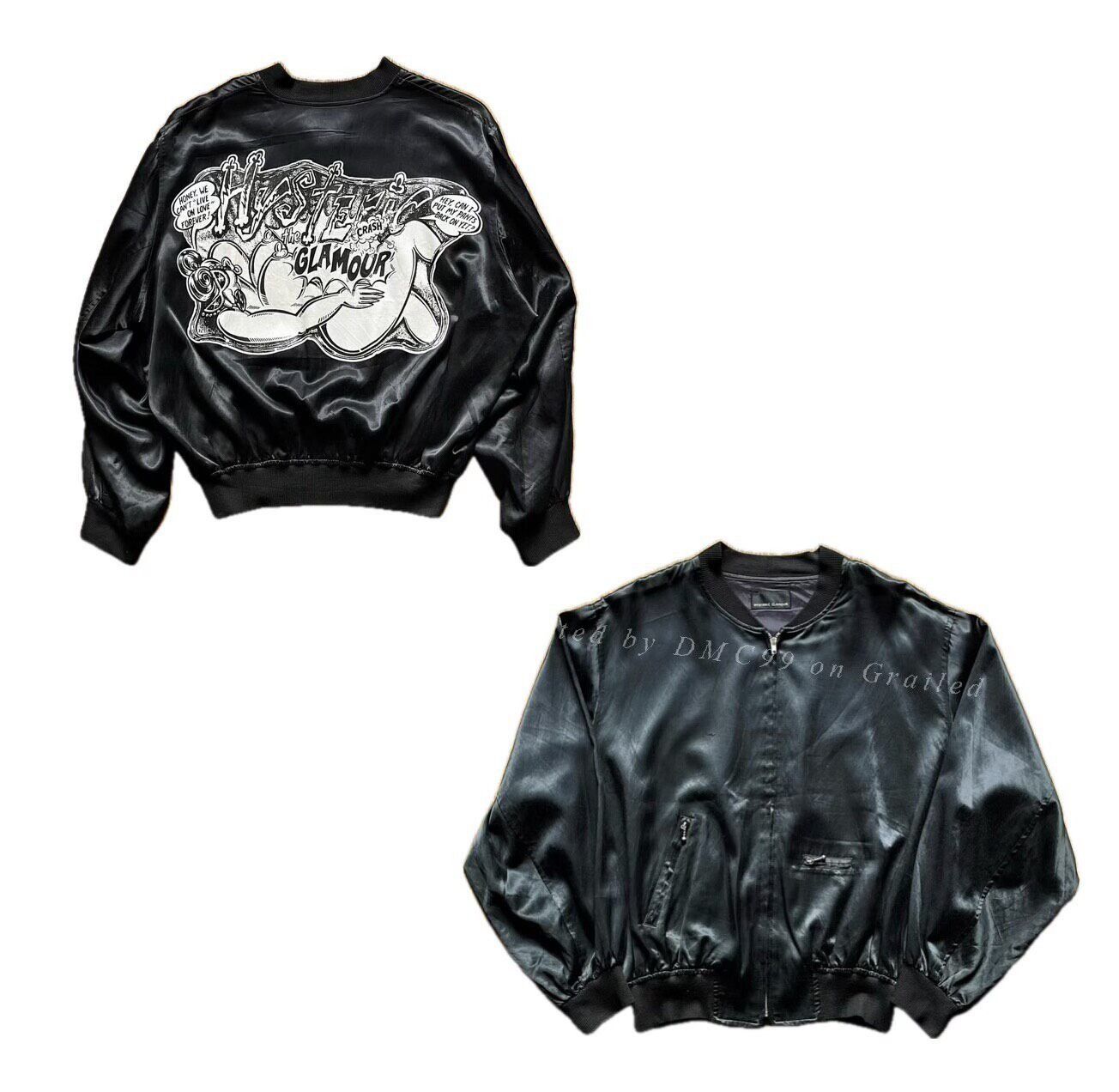 Hysteric Glamour Vintage Hysteric Glamour Satin Bomber Jacket Size US M / EU 48-50 / 2 - 1 Thumbnail