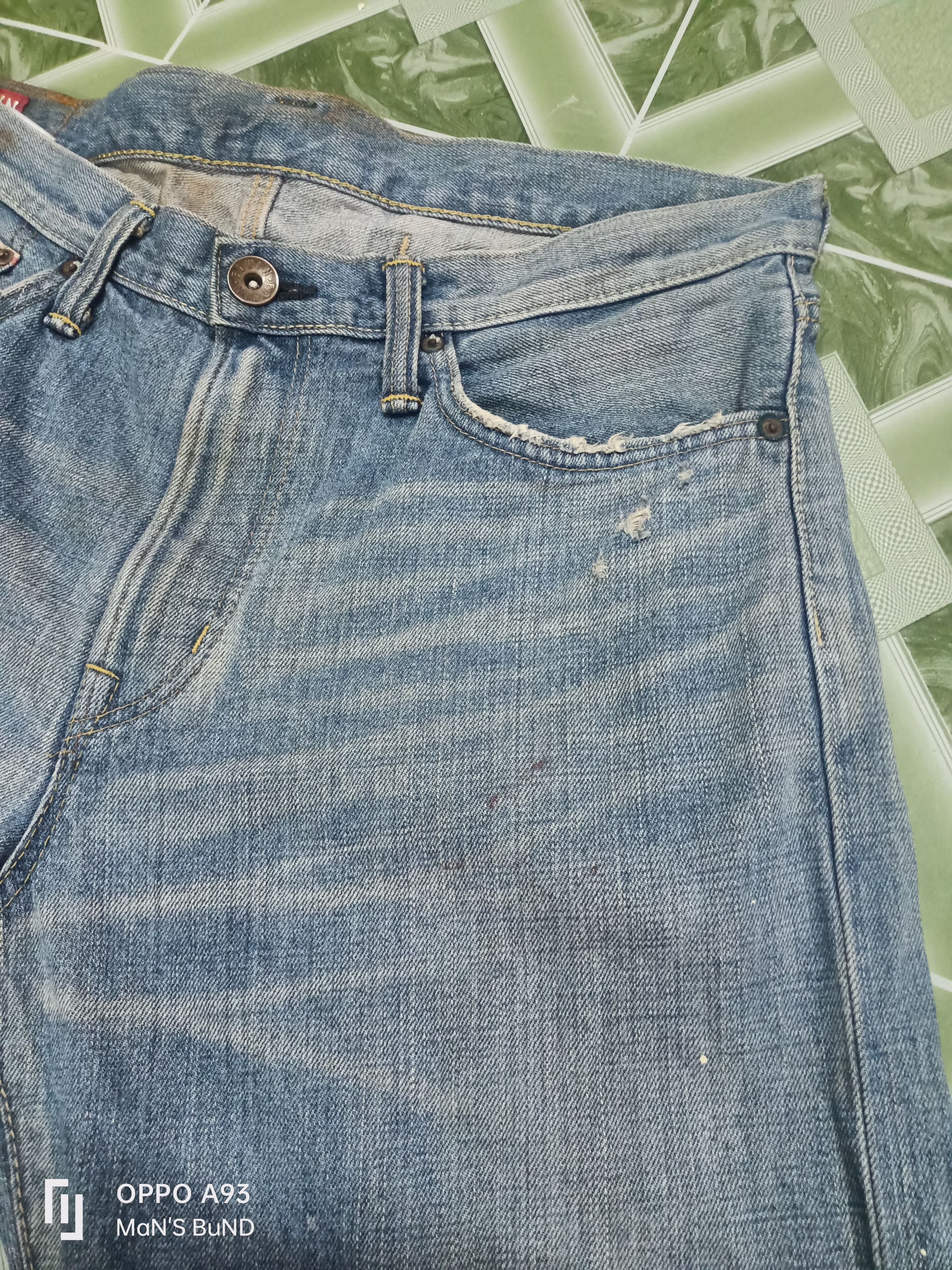 Edwin × Vintage Distressed EDWIN 505 zx Selvedge Size US 32 / EU 48 - 7 Thumbnail