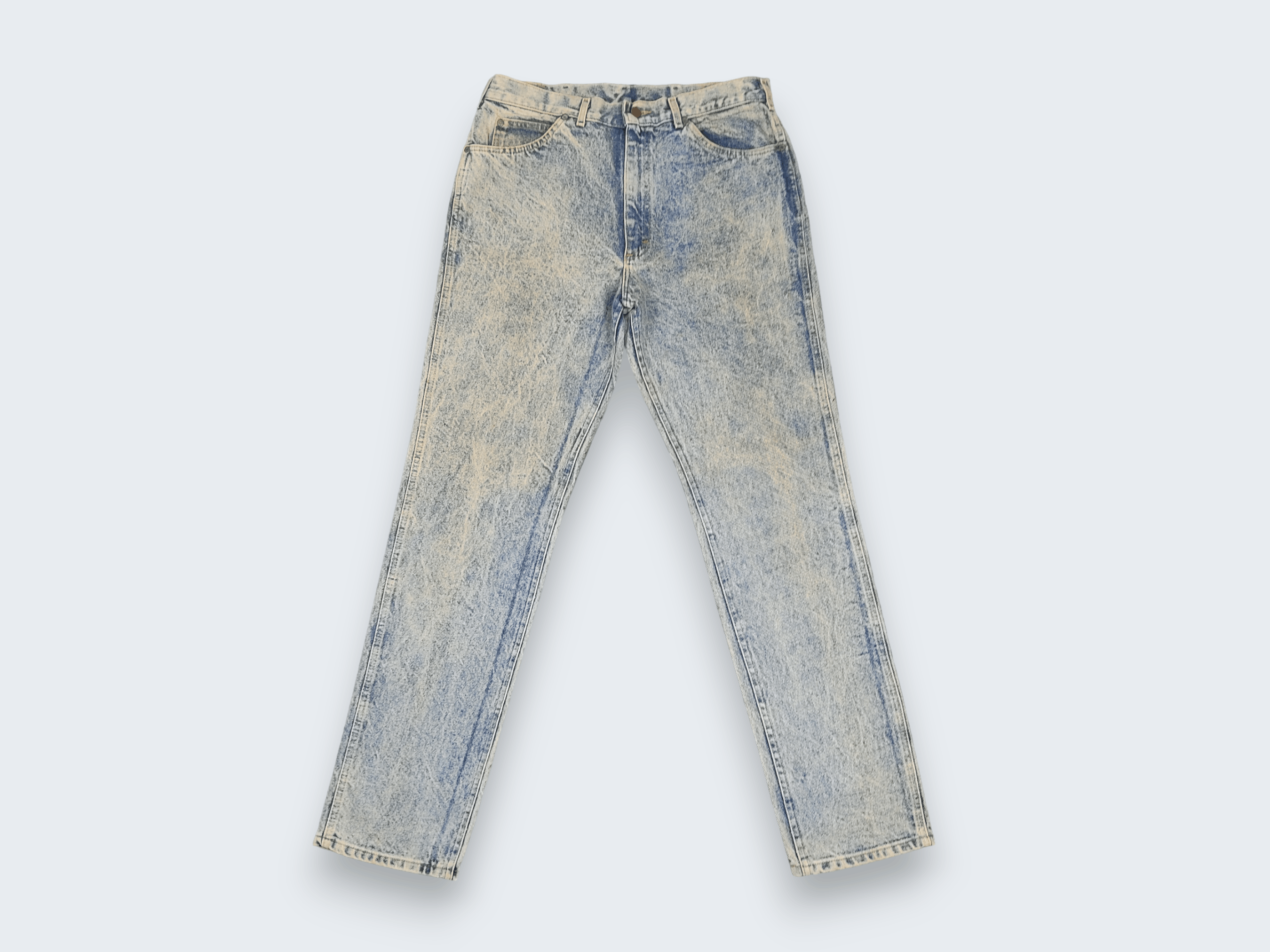 Lee × Vintage 90s Vintage Lee Stone Wash Jeans L507 Size US 35 - 1 Thumbnail