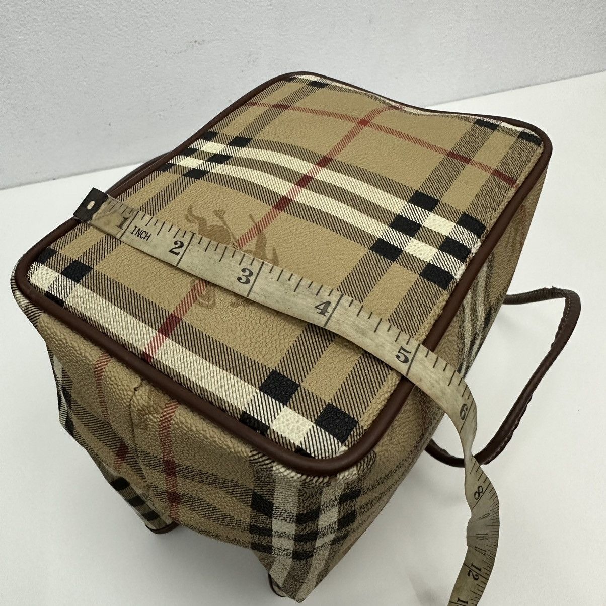 Burberry ‼️YES‼️ AUTHENTIC BURBERRYS VINTAGE NOVA CHECK LONG HANDLE BAG Size ONE SIZE - 15 Thumbnail