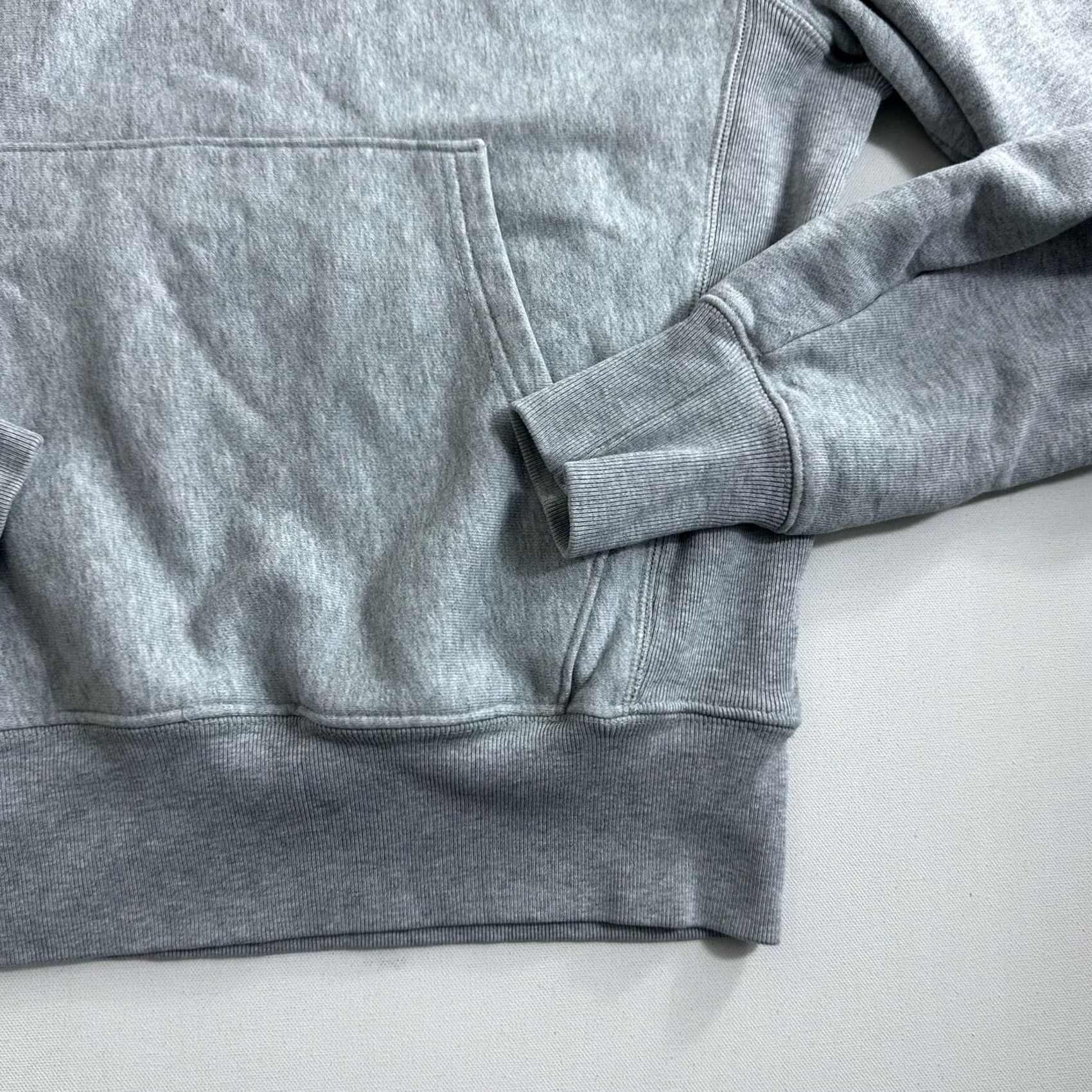 Champion VINTAGE Champion Reverse Weave Hoodie Pullover Double Sided Graphic Red Gray Sweatshirt Sweatshirt (Hooded) Mens S Size US S / EU 44-46 / 1 - 3 Thumbnail