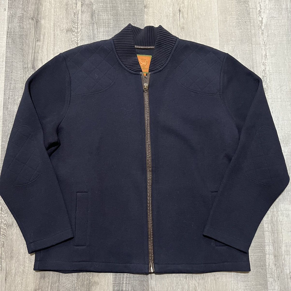 Eddie Bauer Eddie Bauer Heavy Wool Blend Full Zip Padded Hunting Sweater Size US XL / EU 56 / 4 - 1 Thumbnail