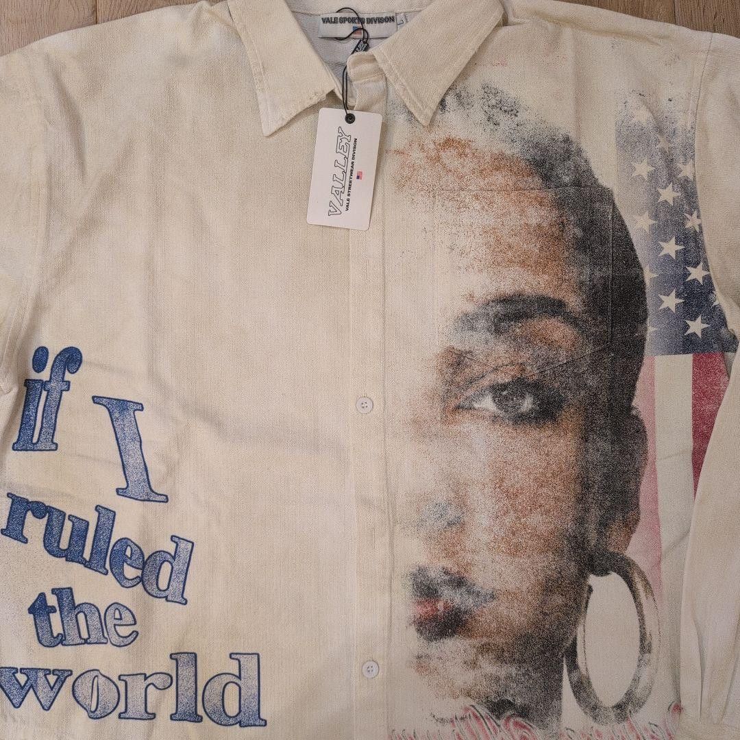 Vale VALE FOREVER Freedom Button-Up Shirt Sade × Selena Cream, L Size US L / EU 52-54 / 3 - 7 Thumbnail