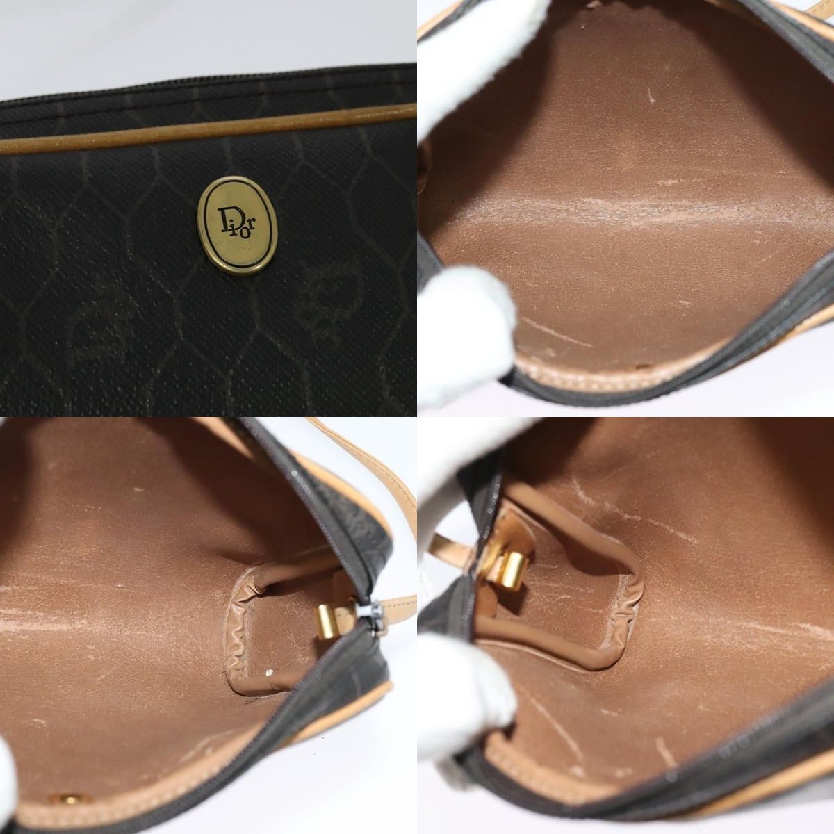 Dior DIOR Honeycomb Canvas Shoulder Bag Pvc Black Size ONE SIZE - 11 Thumbnail