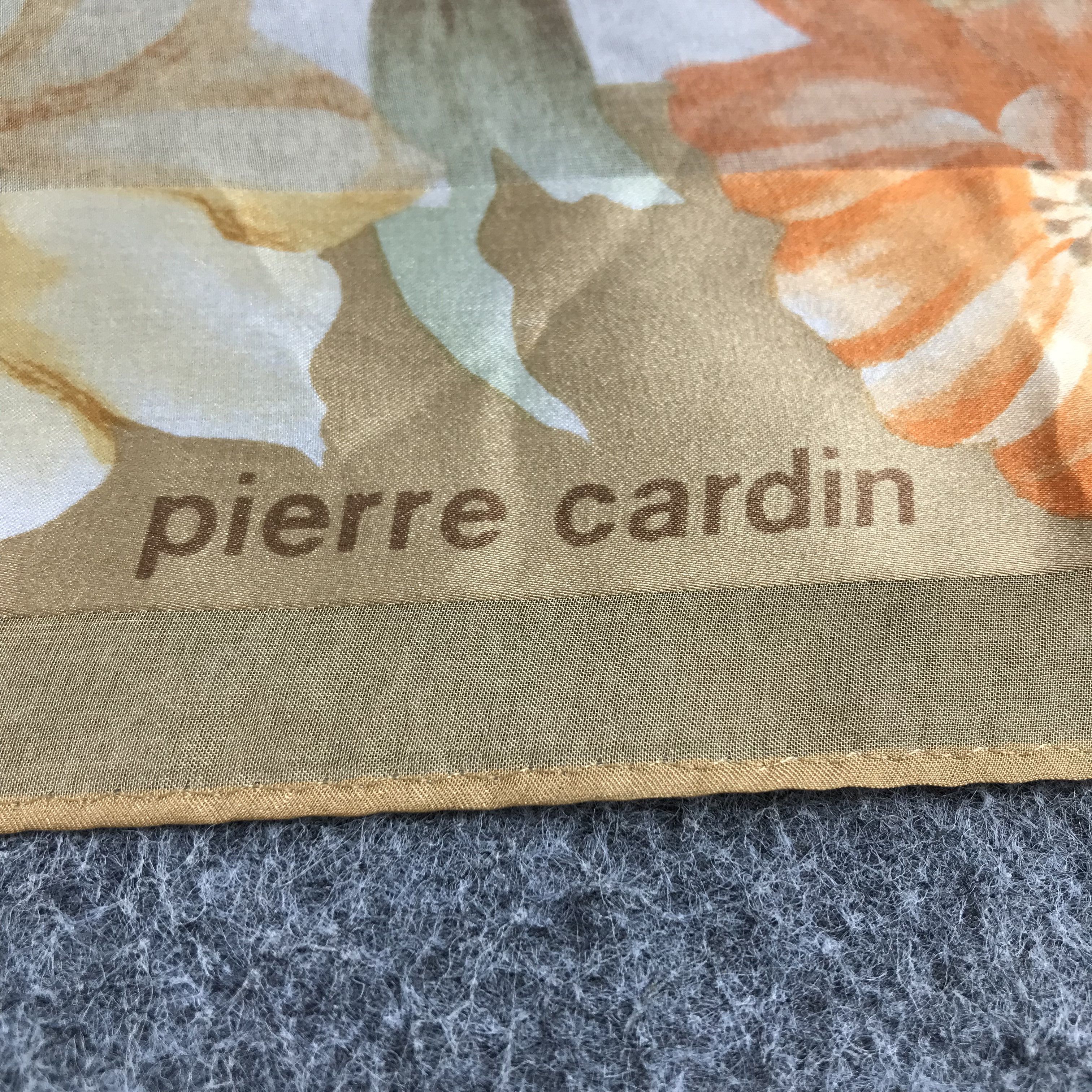 Pierre Cardin Pierre Cardin Floral Slit Thread Silk Scarf M229 Size ONE SIZE - 3 Thumbnail