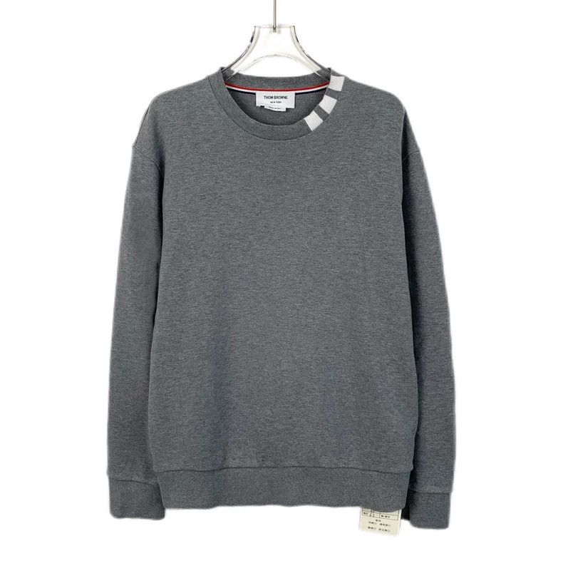 Thom Browne Thom Browne Gray Long Sleeve Sweatshirt - dmc Size US M / EU 48-50 / 2 - 1 Thumbnail