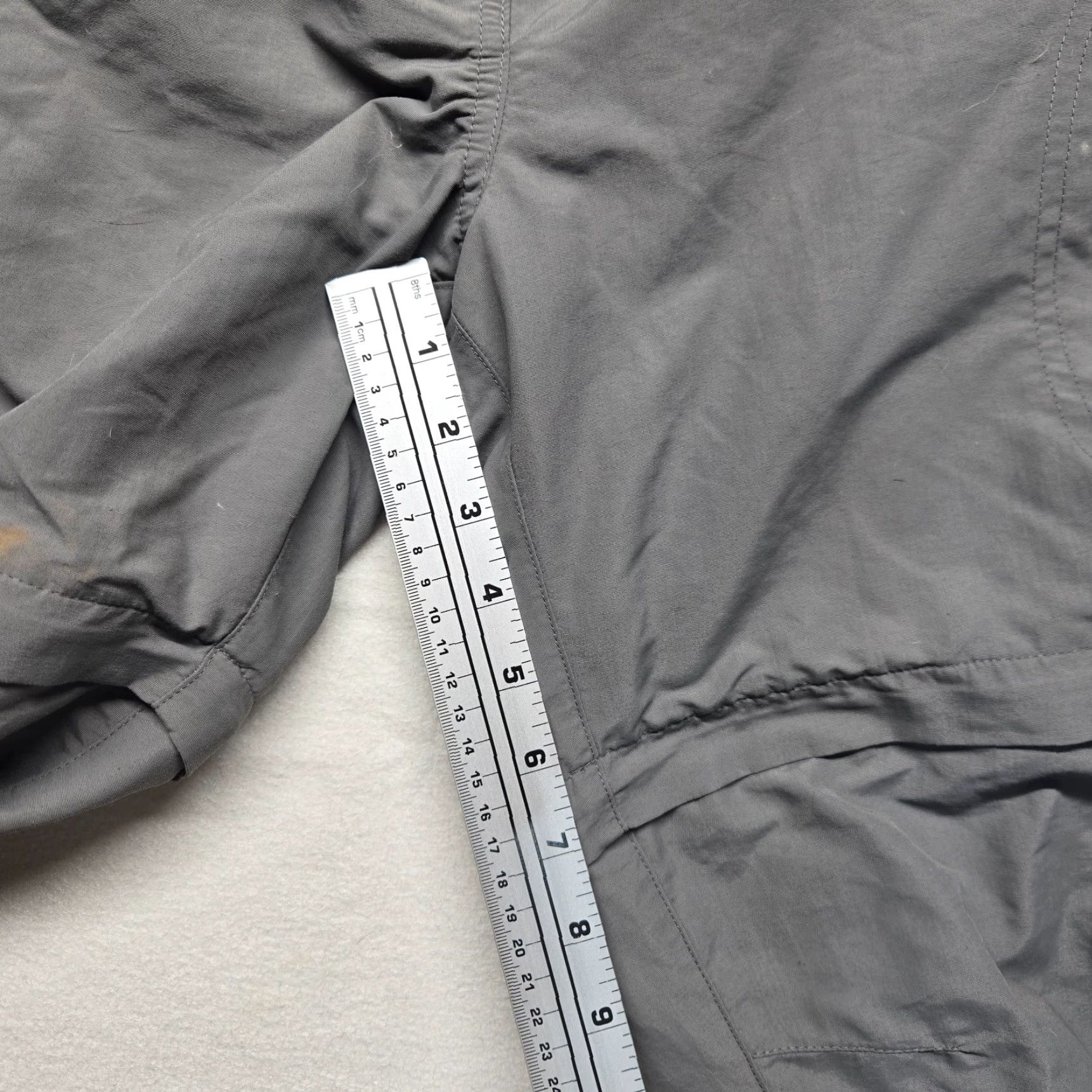 Vintage L.L. Bean Women's Convertible Cargo Pants Zip Off Shorts Gray Adult Large Size 36" / US 14 / IT 50 - 7 Thumbnail