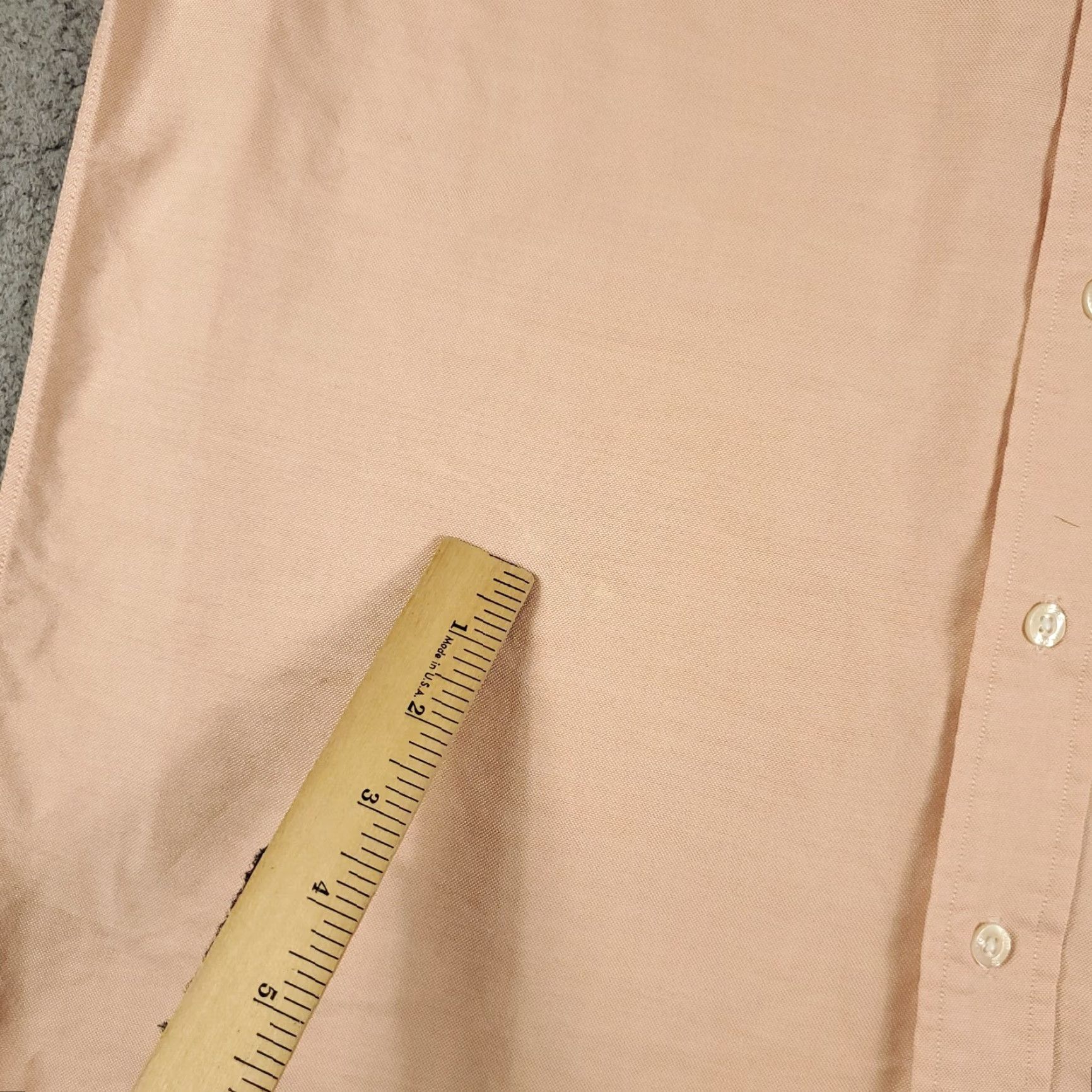 Brooks Brothers BROOKS BROTHERS Shirt Mens M Orange Button-Down Casual Button-Up Solid 100% Cotton Modern Preppy 90s? Size US M / EU 48-50 / 2 - 4 Thumbnail