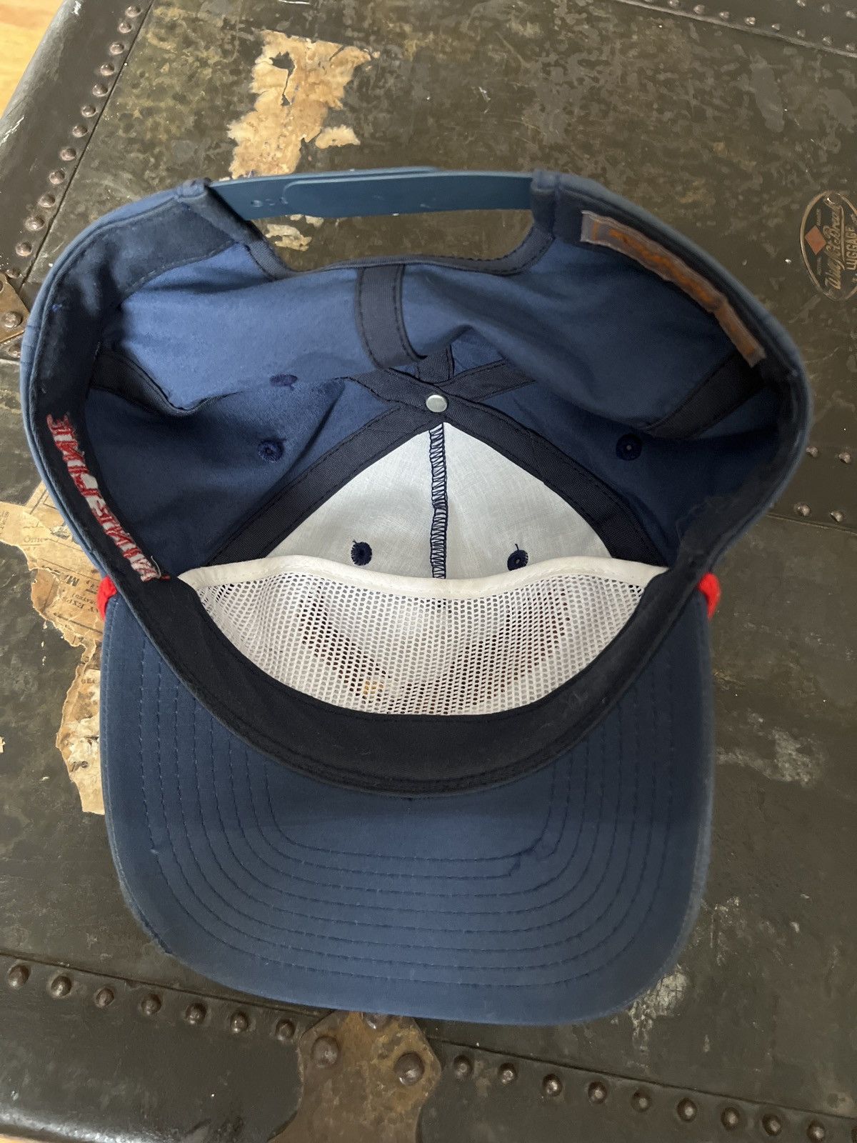 Vintage Vintage Thrashed Eagle Nine Line hat Size ONE SIZE - 4 Thumbnail