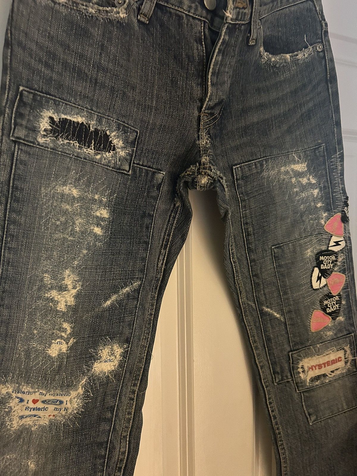 Hysteric Glamour Hysteric Glamour Patchwork Denim Size US 29 - 4 Thumbnail
