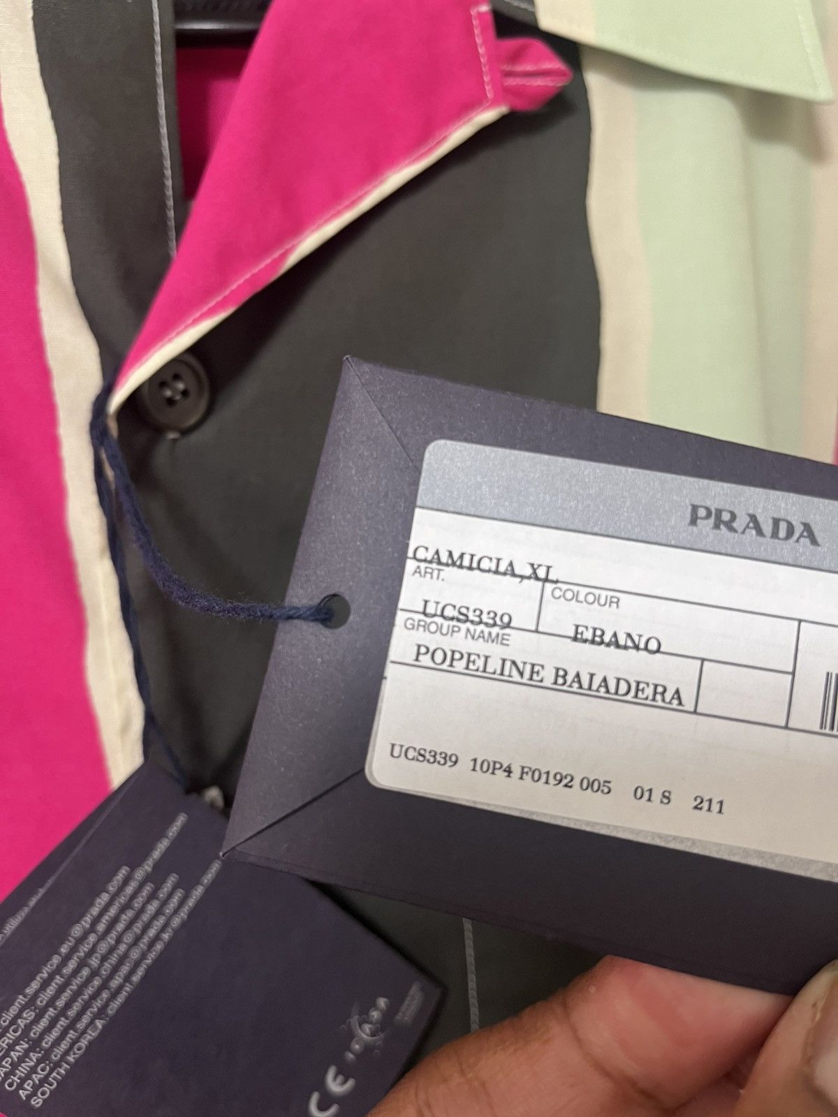 Prada Prada Shirt Sz XL Size US XL / EU 56 / 4 - 2 Thumbnail