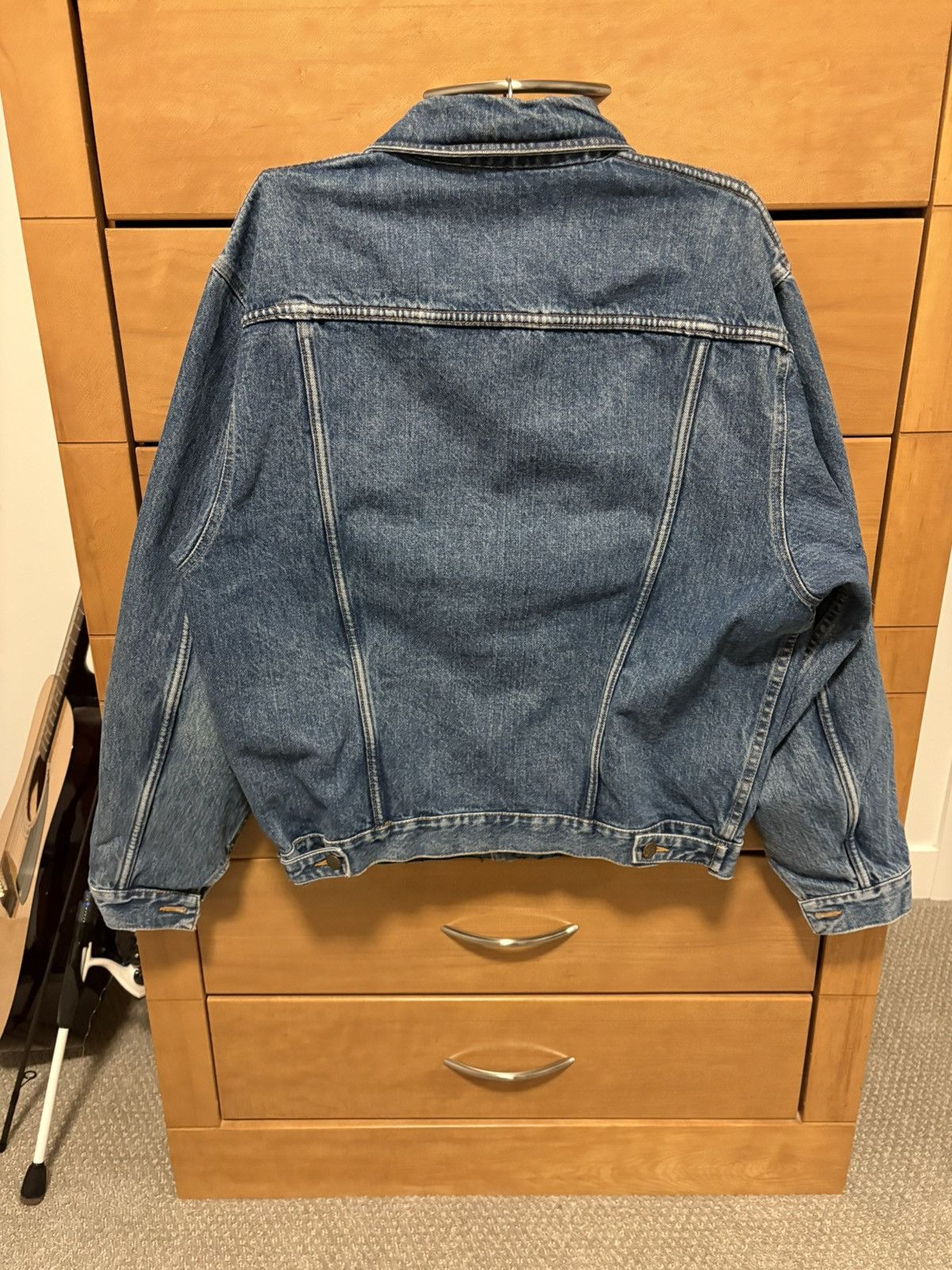 Emporio Armani 80s/90s Emporio Armani Made in Italy Denim Trucker Jacket Size US M / EU 48-50 / 2 - 6 Thumbnail