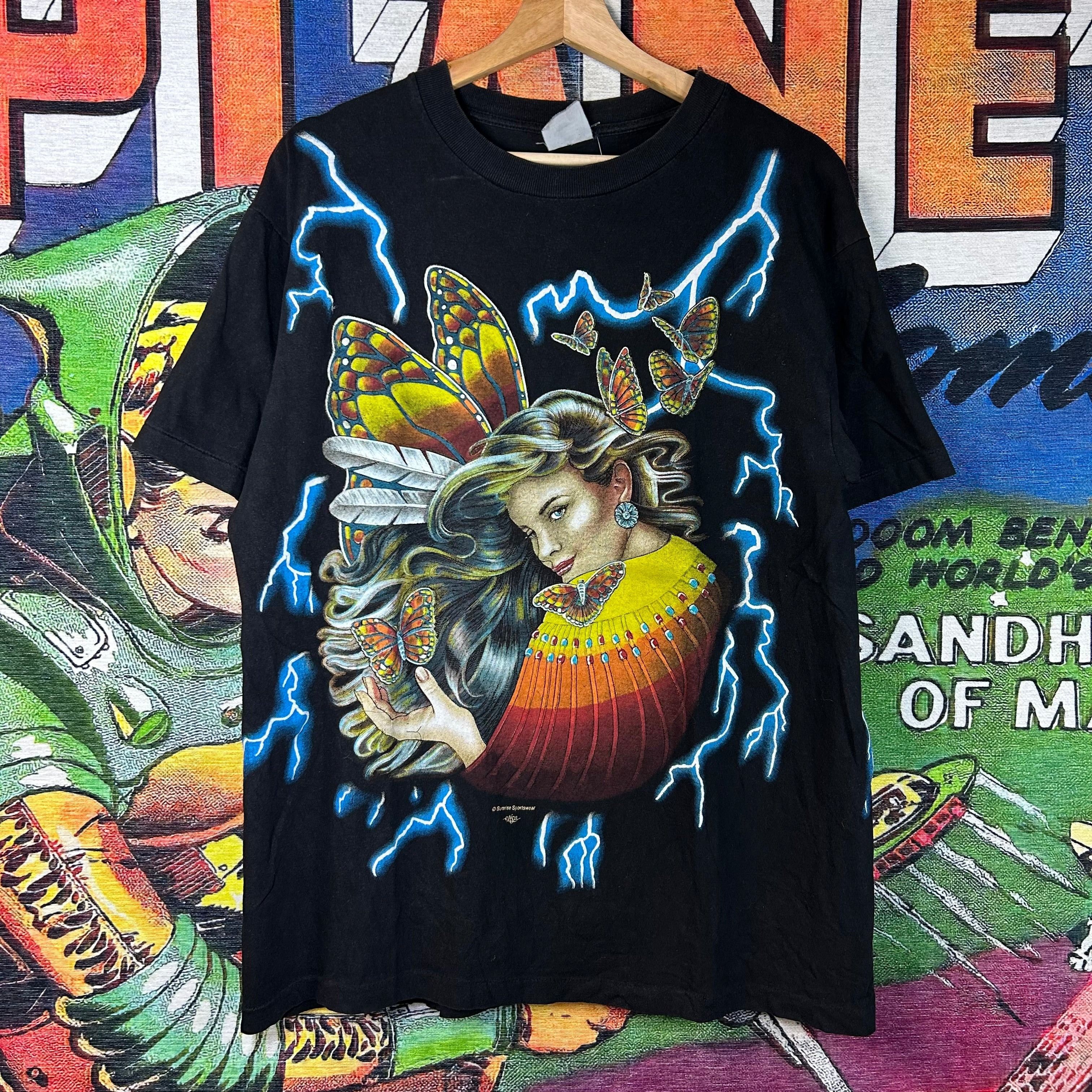 Vintage Vintage 90s 1995 Sturgis American Thunder Tee Size Large Size US L / EU 52-54 / 3 - 1 Thumbnail
