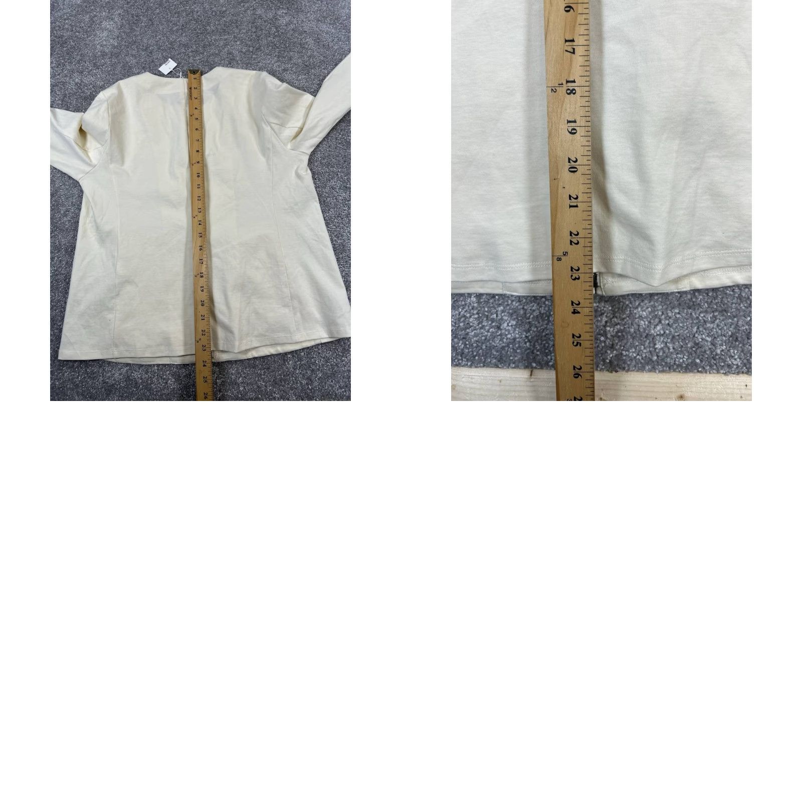 Eileen Fisher Eileen Fisher Sweater Womens Small Ivory Full Zip New Size S / US 4 / IT 40 - 8 Thumbnail