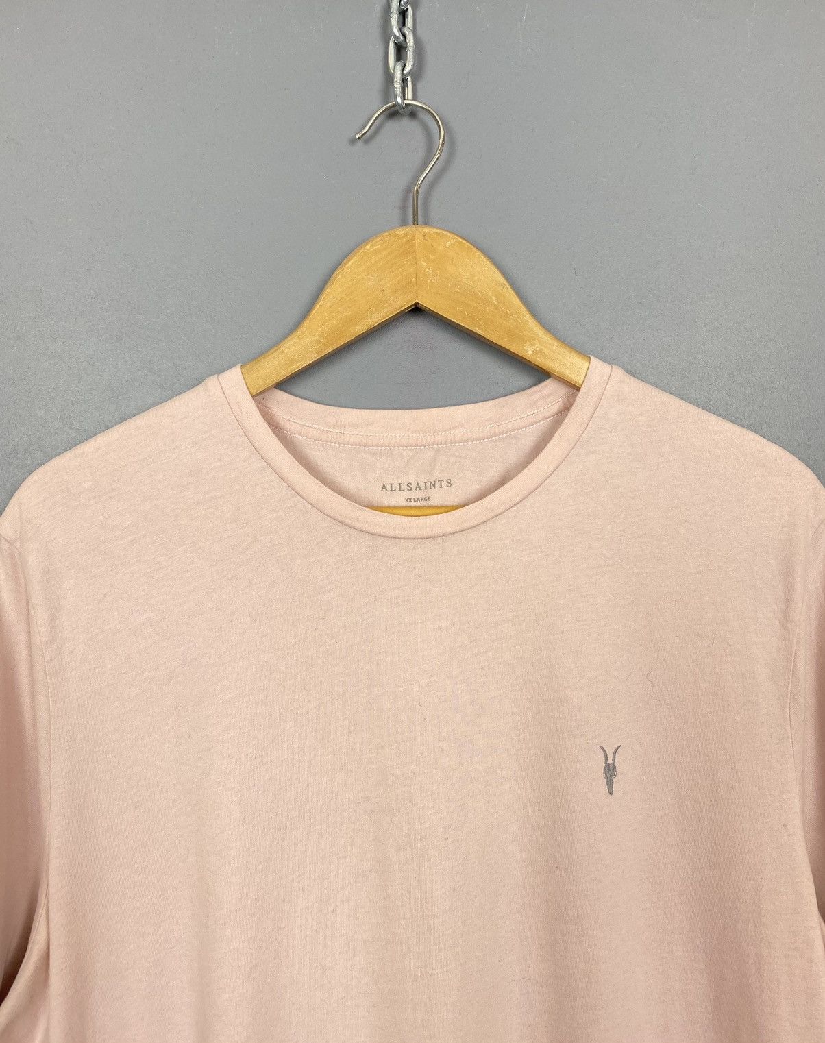 Allsaints × Designer Allsaints Basic Short Sleeve T Shirt Round Neck Top Size 2XL Size US XXL / EU 58 / 5 - 2 Thumbnail