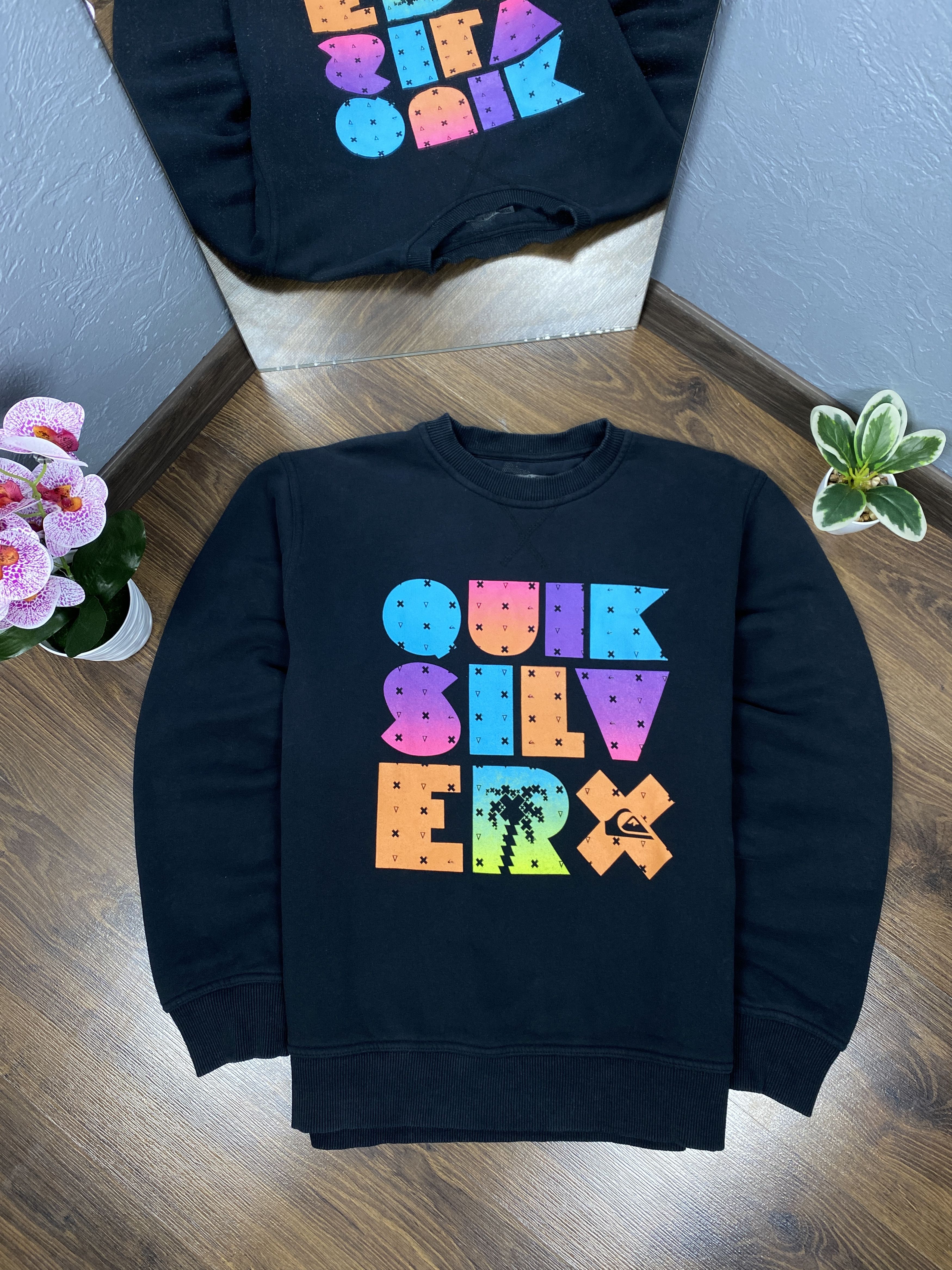 Quiksilver × Vintage Quiksilver vintage big logo sweatshirt Size US M / EU 48-50 / 2 - 1 Thumbnail