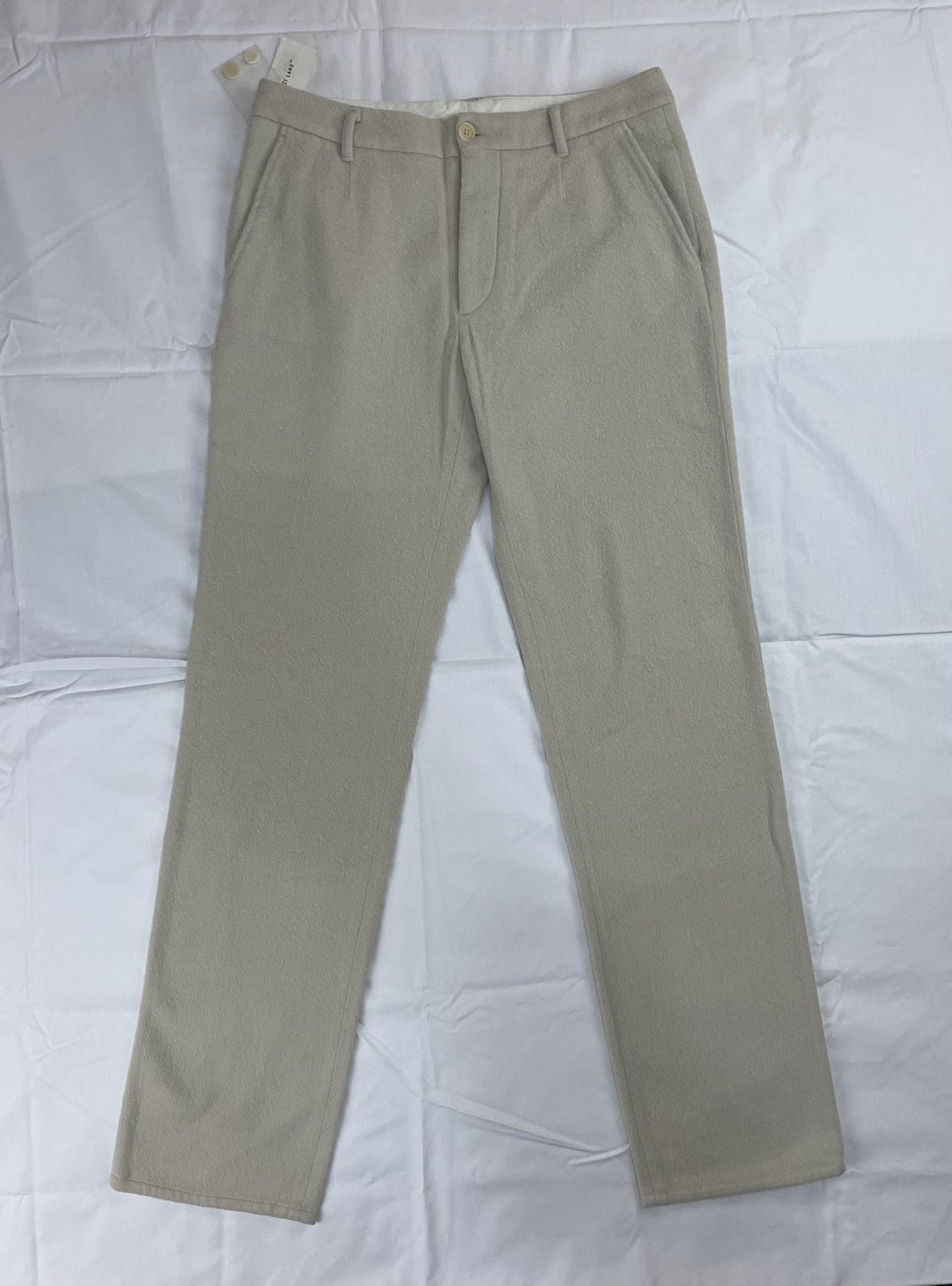 Helmut Lang AW1999 Helmut Lang Grey Boiled Wool Tailored Pants Vintage Size US 32 / EU 48 - 1 Thumbnail