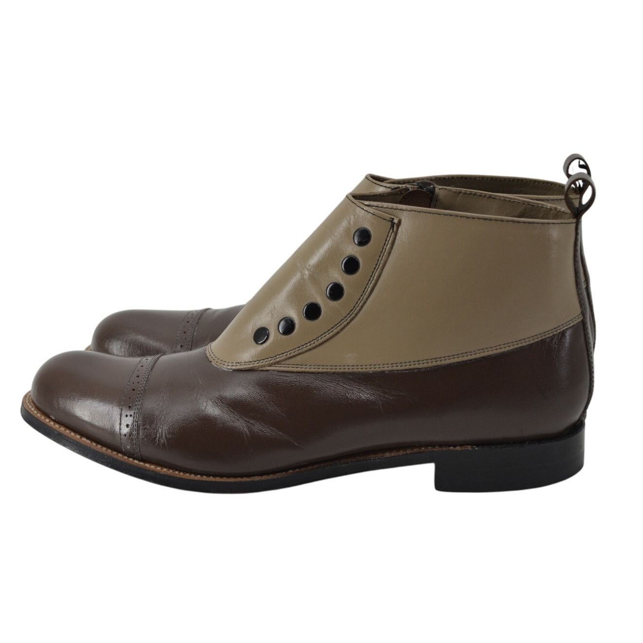 Stacy Adams Stacy Adams Mens Size 11 Madison Cap Toe Boots Gatsby Zip Size US 11 / EU 44 - 1 Thumbnail