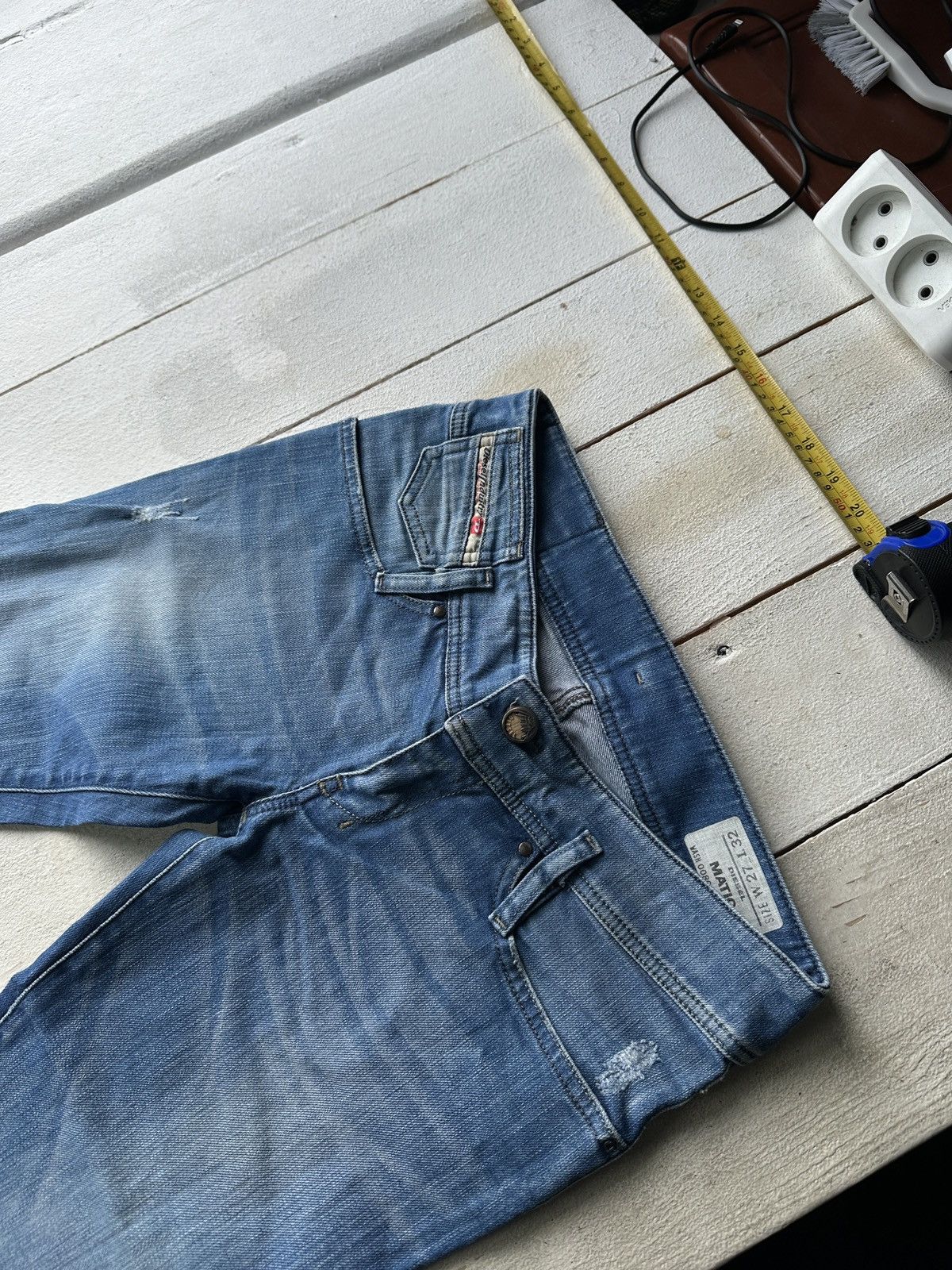 Diesel 🚨Gothic Diesel Regular Slim relax Flared Jeans Womens Size 27" / US 4 / IT 40 - 2 Thumbnail
