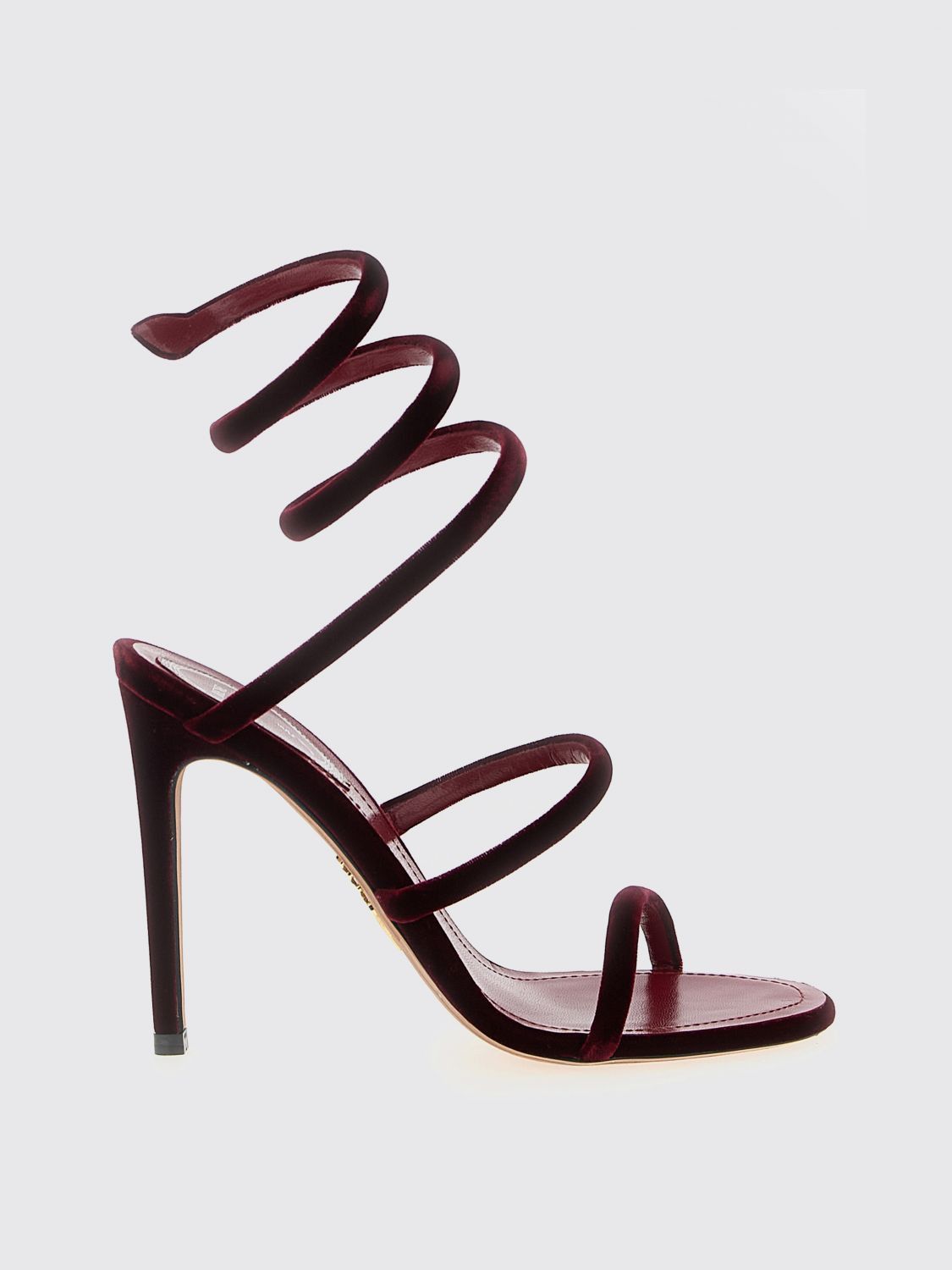 Rene Caovilla Rene Caovilla Heeled Sandals Woman Burgundy Size US 9.5 / IT 39.5 - 1 Thumbnail