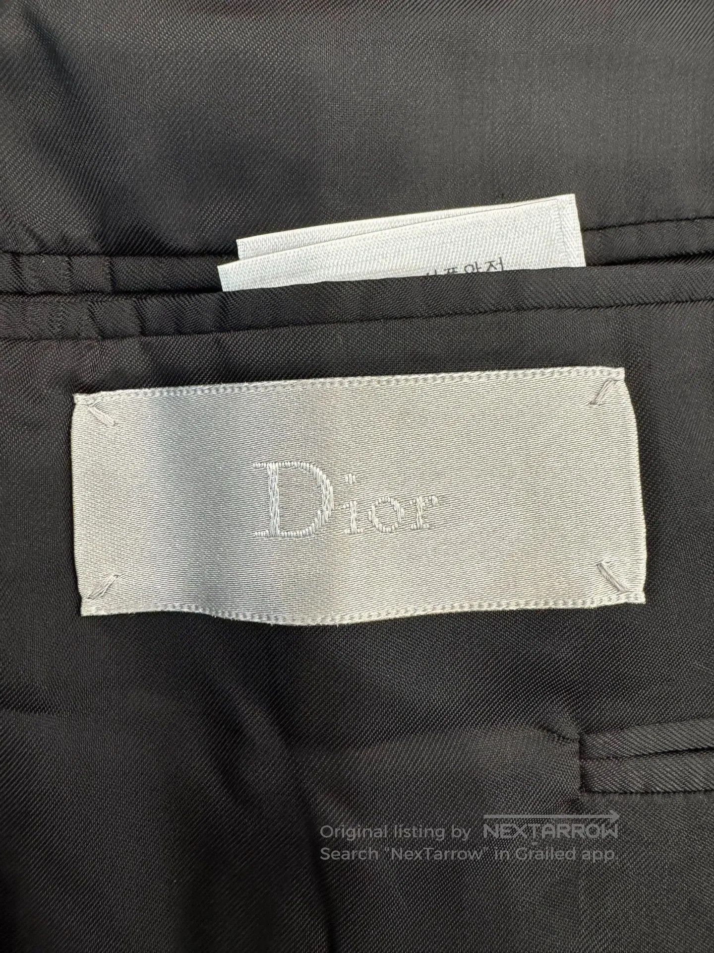 Dior Dior Men's Black Wool Suit Jacket. Size US S / EU 44-46 / 1 - 5 Thumbnail