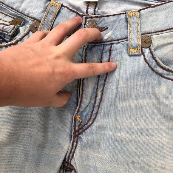 True Religion × Vintage Vintage True Religion Jeans Size 36 RICKY SUPER T Blue RARE Size US 36 / EU 52 - 11 Thumbnail