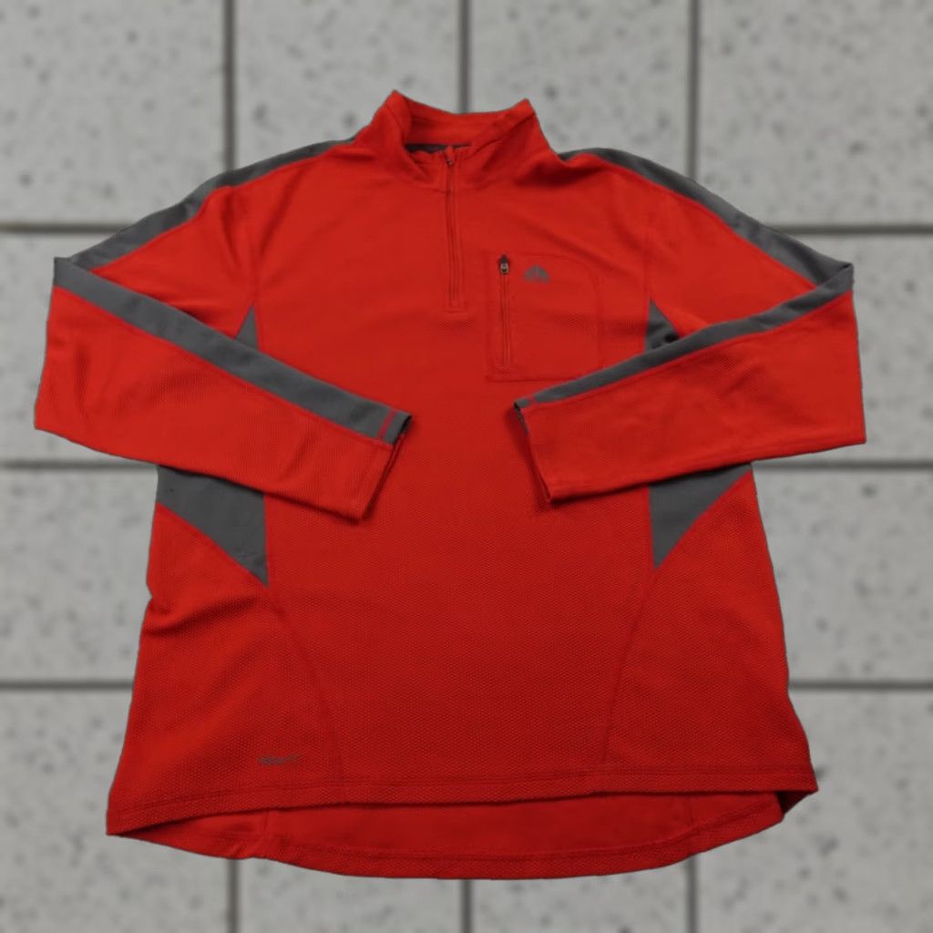 Nike Nike Sweater Mens L Orange ACG FitDry Pullover Mock Zip Sweatshirt Jacket Active Size US L / EU 52-54 / 3 - 1 Thumbnail