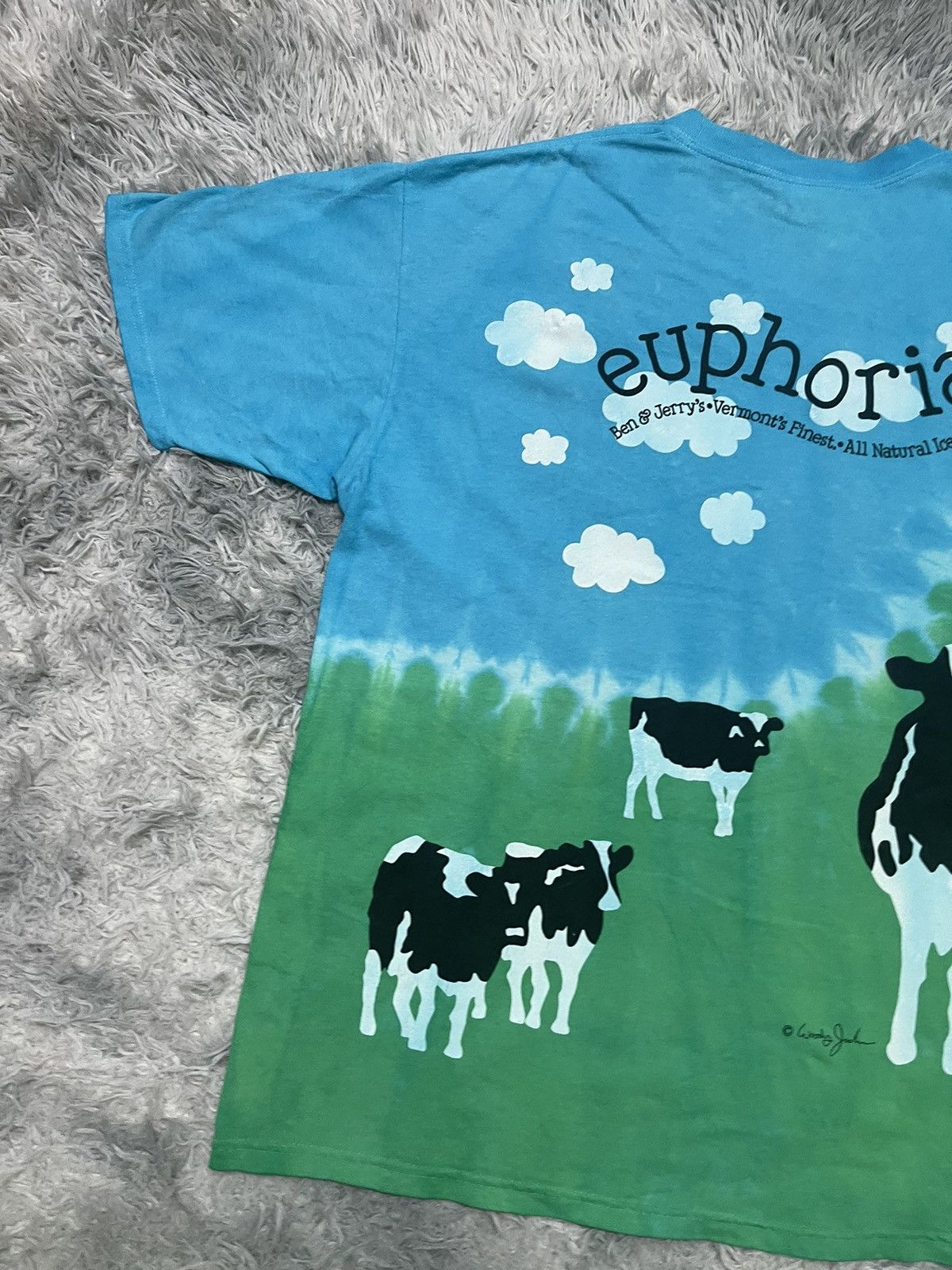 Vintage VINTAGE BEN & JERRY’S EUPHORIA T SHIRT TIE DYE XL Size US XL / EU 56 / 4 - 13 Thumbnail