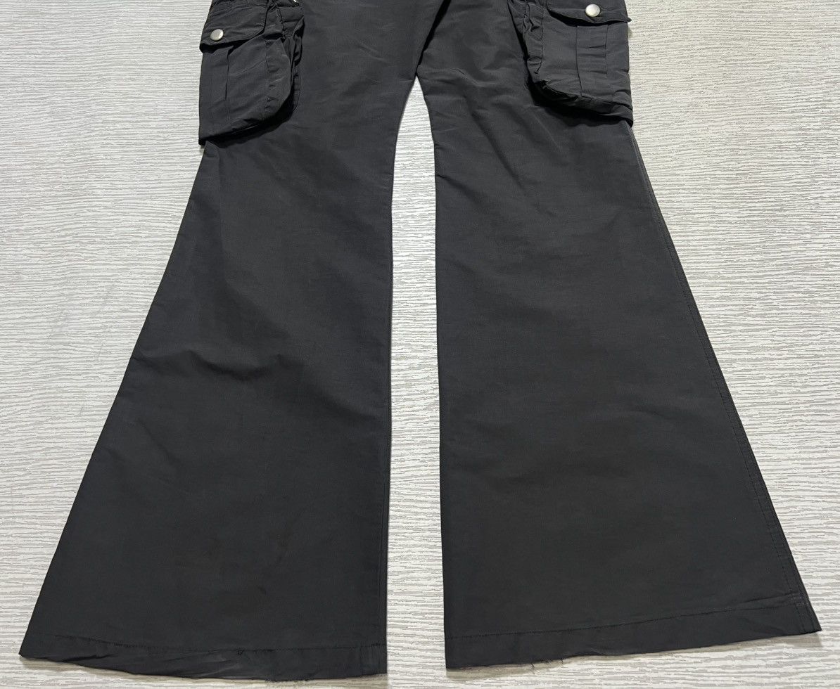 FFFPOSTALSERVICE FFFPostalService - Charcoal Flared Cargo Pants V.1 Size US 27 - 14 Thumbnail