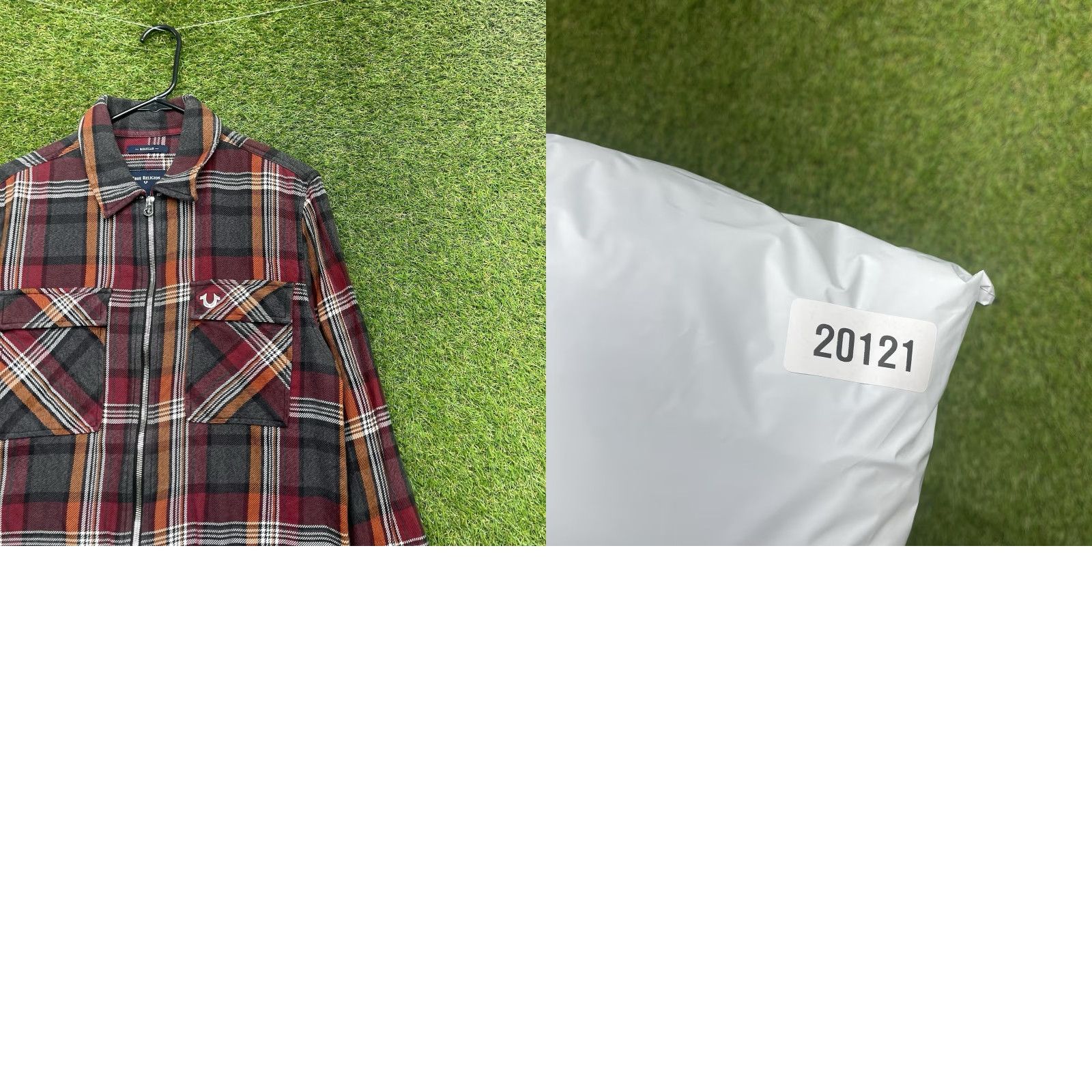 True Religion True Religion Jacket Shirt Mens Small Flannel Plaid Full Zip Autumn Long Sleeve Size US S / EU 44-46 / 1 - 8 Thumbnail