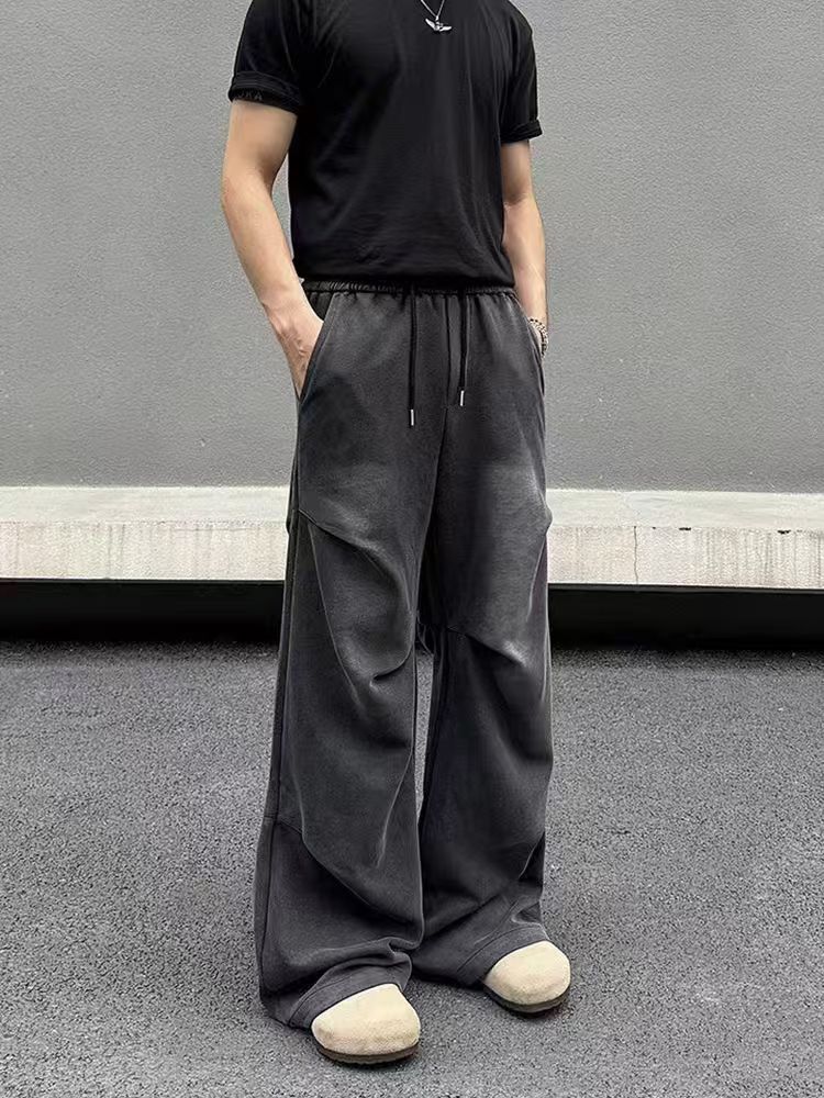 Japanese Brand × Vintage High street vintage pleated baggy casual pants Size US 32 / EU 48 - 2 Thumbnail