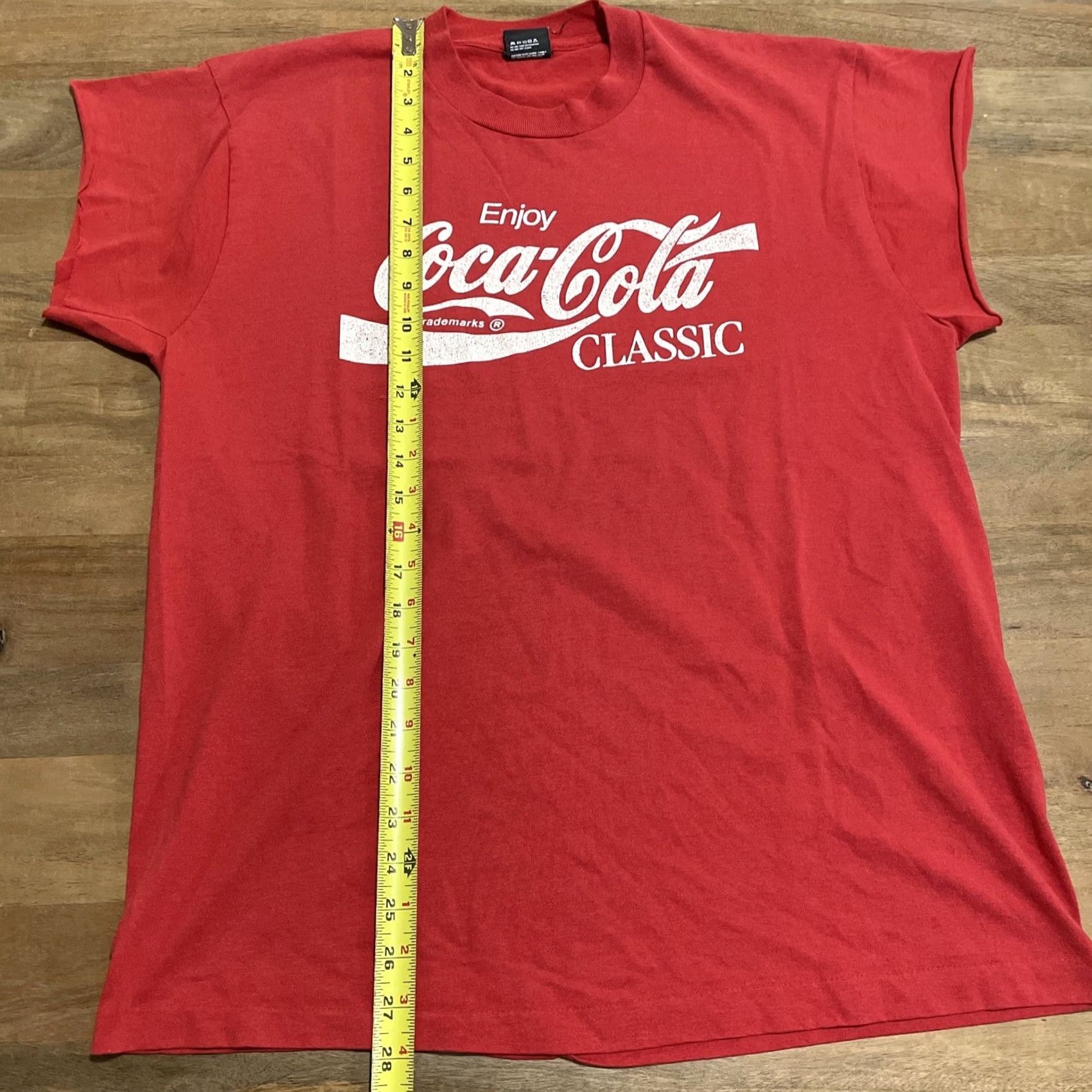 Vintage VINTAGE Coca-Cola Classic Red Retro T-Shirt Single Stitch Screen Stars Best XL Size US XL / EU 56 / 4 - 6 Thumbnail