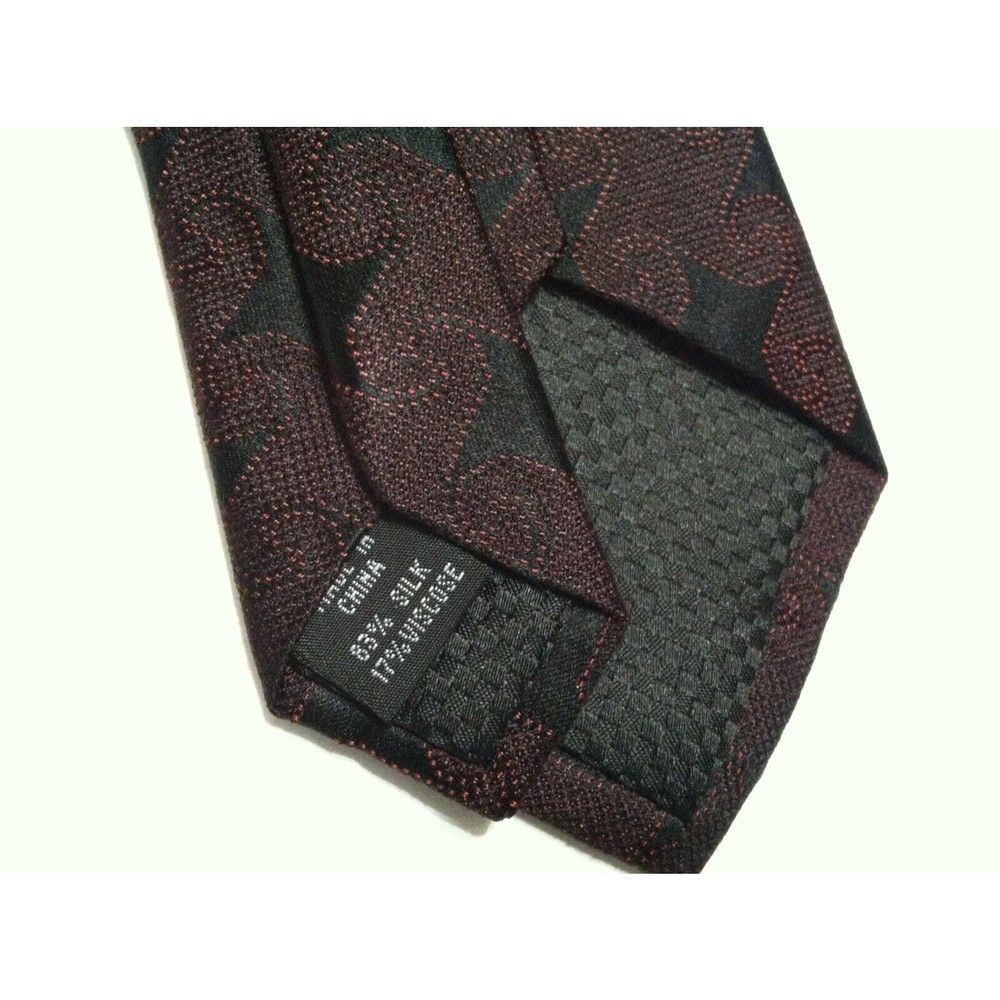 Sean John SEAN JOHN MENS NEW BURGUNDY 83%SILK 17%VISCOSE TIE WIDTH: 3" Size ONE SIZE - 3 Thumbnail