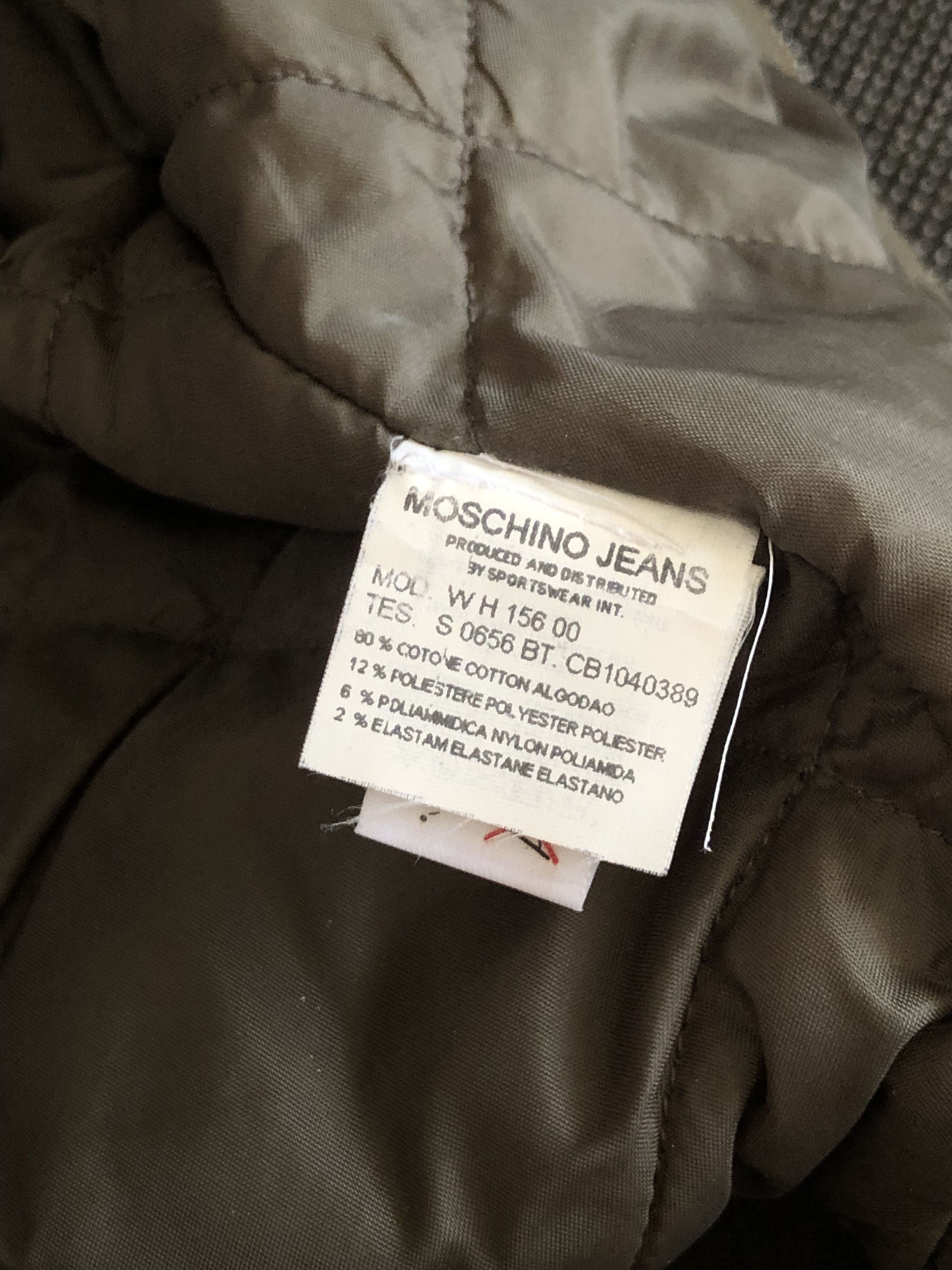 Moschino VINTAGE MOSCHINO JEANS BUTTON ACCENT JACKET MILITARY Size XS / US 0-2 / IT 36-38 - 22 Thumbnail