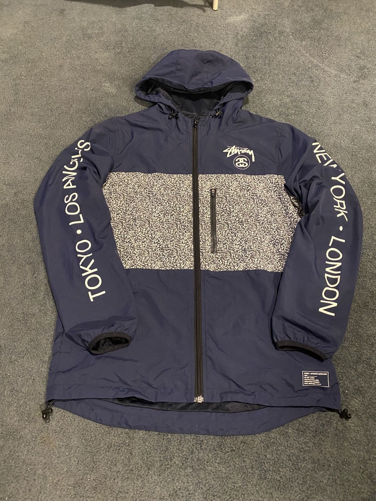Stussy × Vintage VINTAGE STÜSSY ELEPHANT PRINT WIND BREAKER JACKET Size US M / EU 48-50 / 2 - 1 Thumbnail