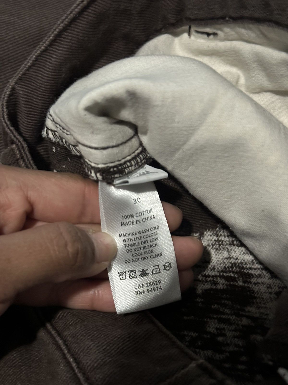 Stussy Stussy Washed Brown Workwear Pants Size US 30 / EU 46 - 6 Thumbnail