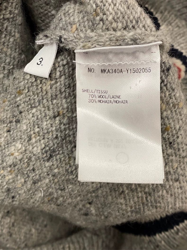 Thom Browne Thom browne Gray stripe Christmas puppy round-neck wool sea Size US L / EU 52-54 / 3 - 6 Thumbnail