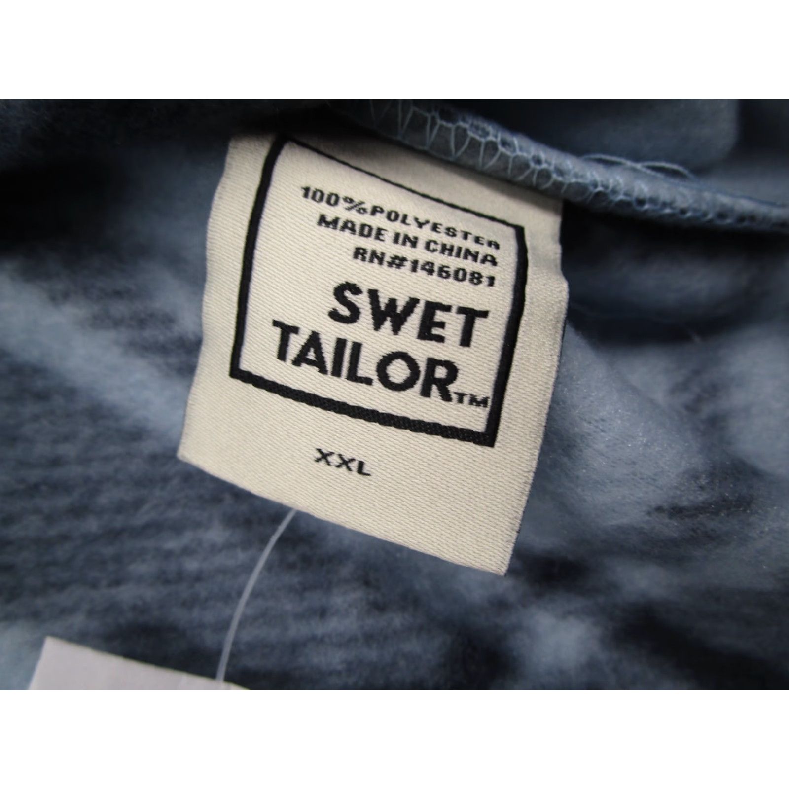 Vintage Swet Tailor Shirt Mens 2XL XXL Travel Blue Fleece Flannel Button Up Long Sleeve Size US XXL / EU 58 / 5 - 3 Thumbnail