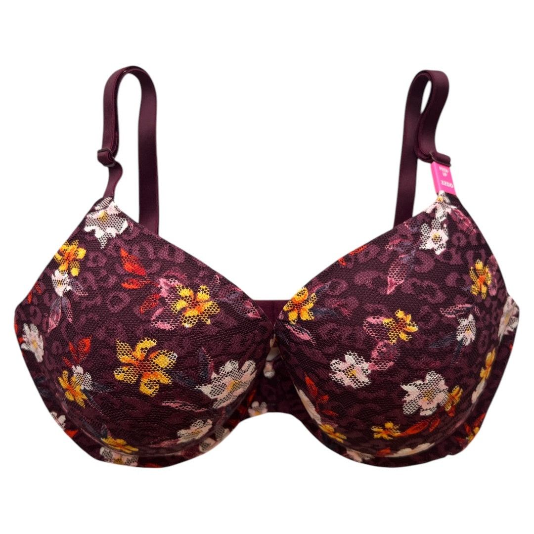 Victoria's Secret Victoria's Secret Pink Wear Everywhere Push-up Lace Bra, 32D Size ONE SIZE - 1 Thumbnail