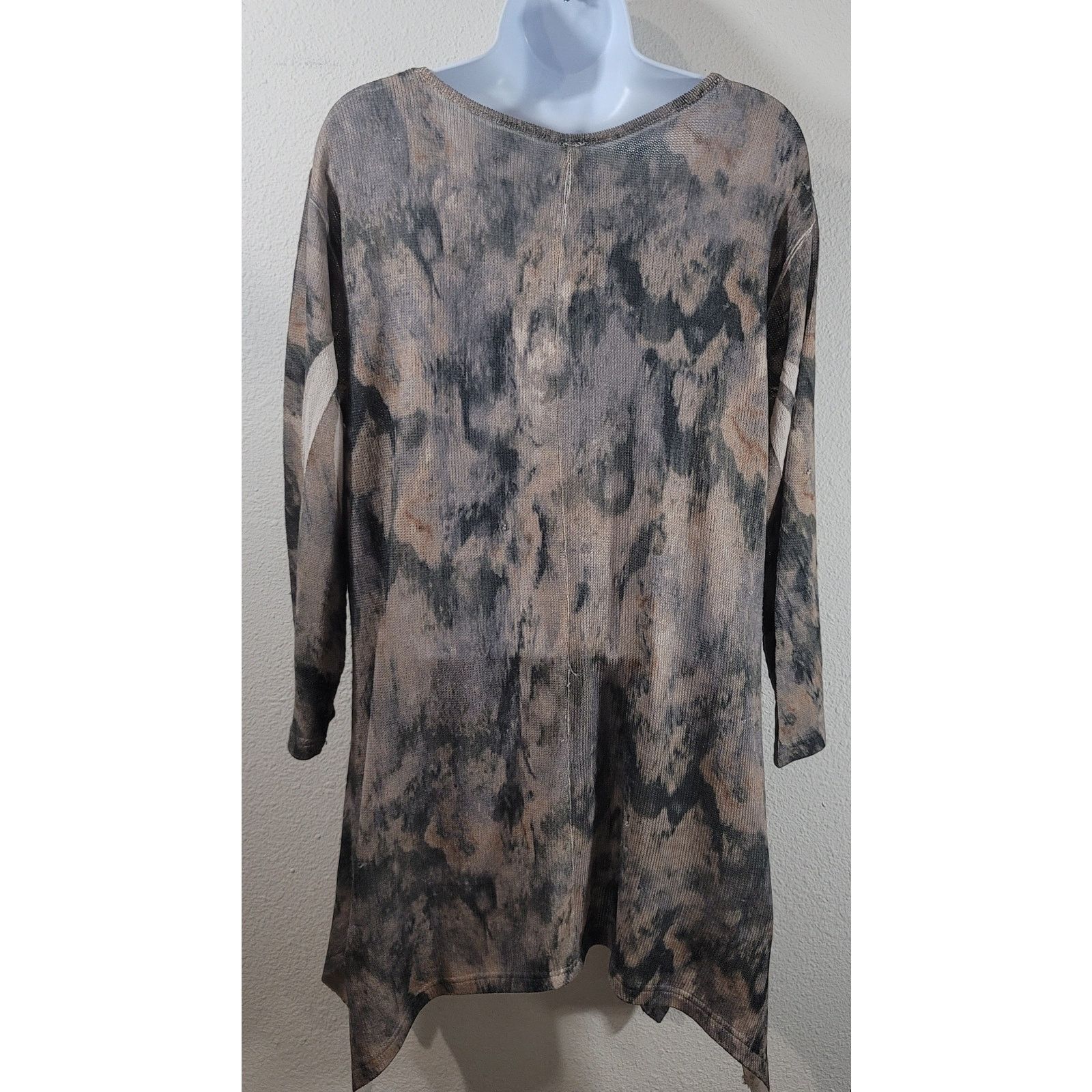 Other Decorated Originals Brown Black Tan Shiny Stud Top Large Size L / US 10 / IT 46 - 2 Thumbnail