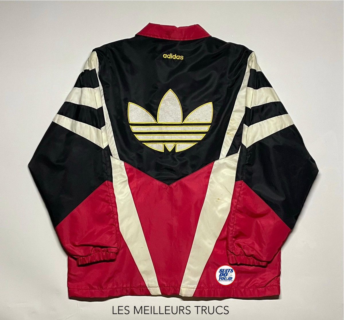 Adidas × Vintage Adidas FB AS Hooded Suit-II 80s Vintage Windbreaker jacket Size US L / EU 52-54 / 3 - 24 Thumbnail