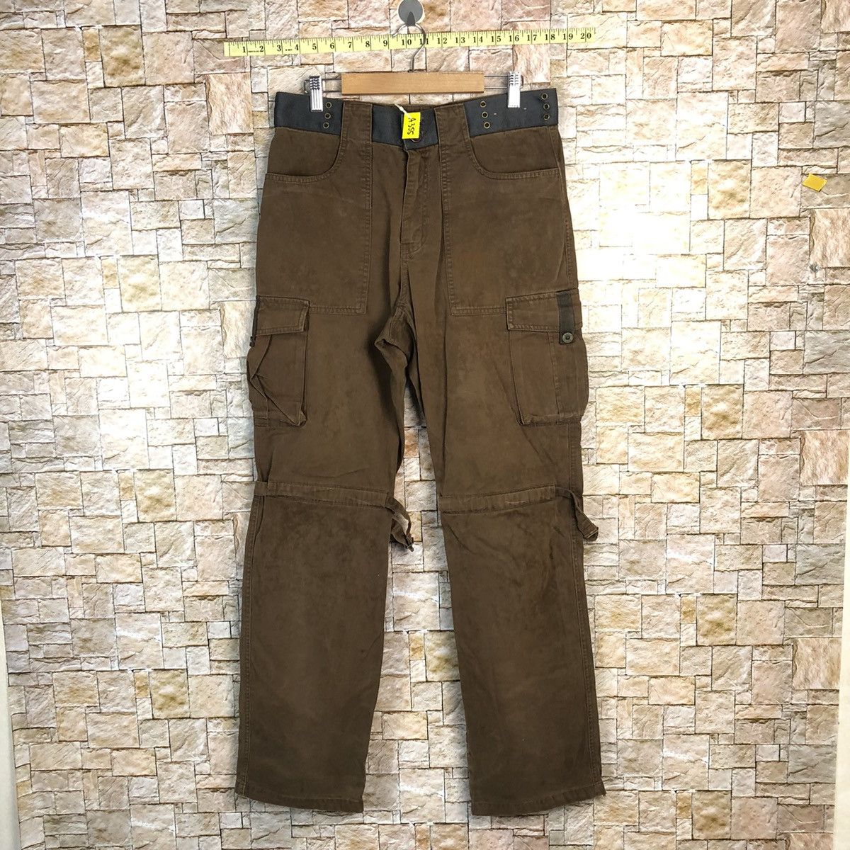 Japanese Brand O.N.G Jeans utility tactical Cargo Multipocket Pants #A355 Size US 31 - 1 Thumbnail